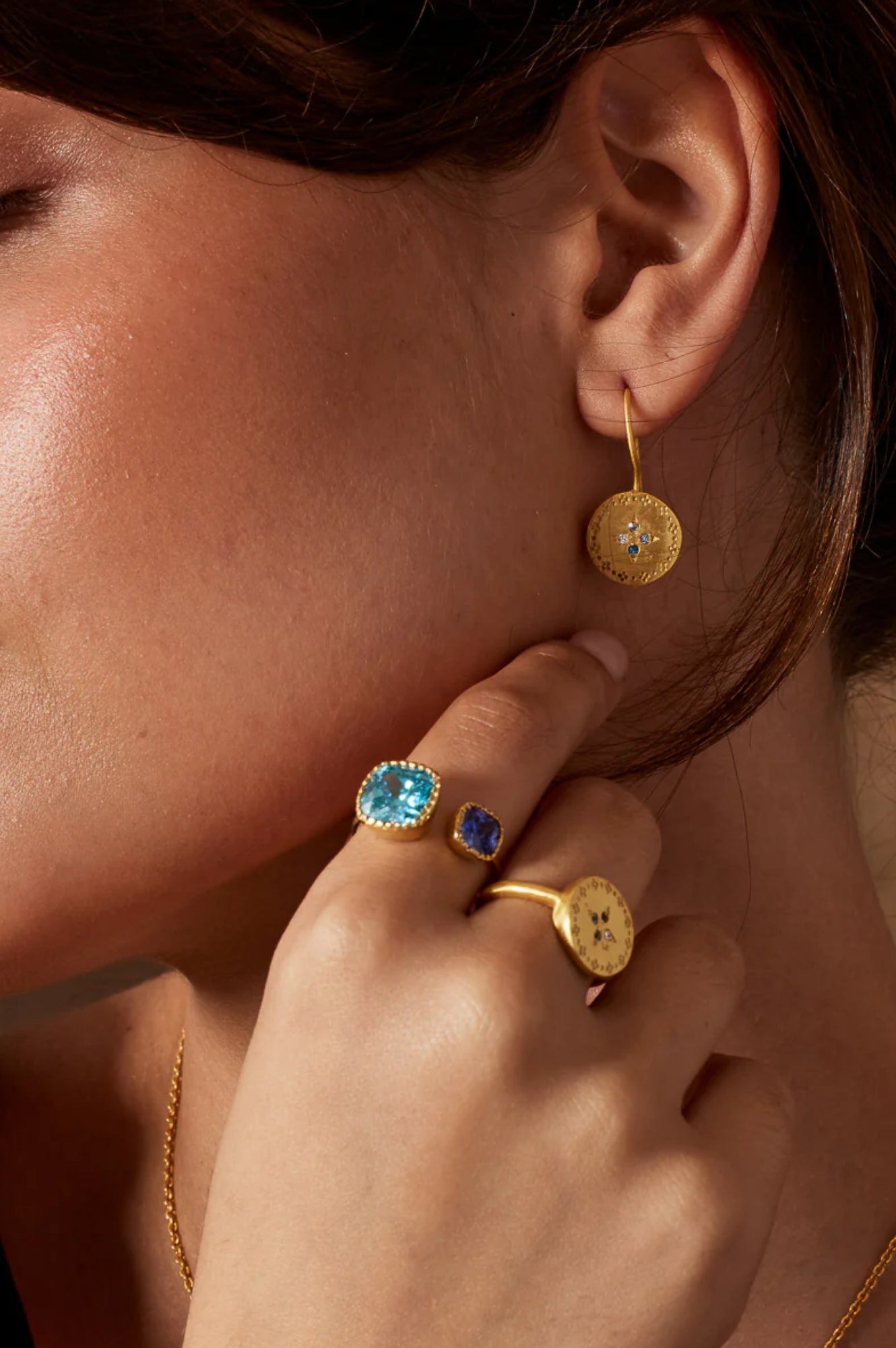 Gemma Ring - 14K Gold Plated Women's Jewelry for Everyday Wear & Special Occasions
