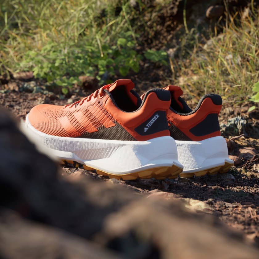 Adidas Men's Soulstride Ultra Trail Running Shoes - Lightweight & Durable for Outdoor Hiking & Jogging - Semi Impact Orange/Core Black - Perfect for Trail Running, Gym Workouts & Daily Wear