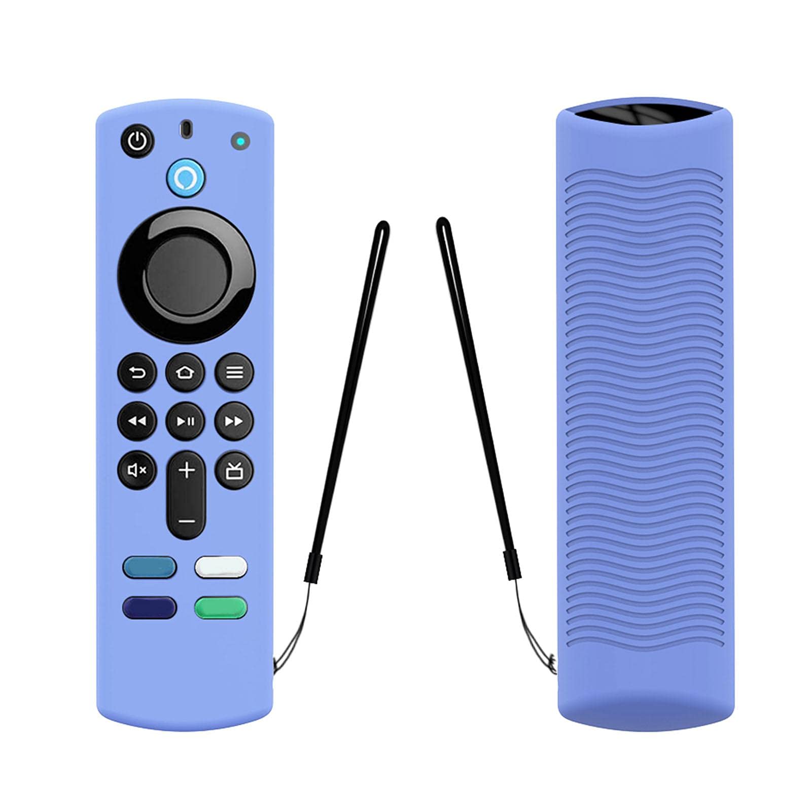Premium Silicone Remote Cover for Fire TV Stick Lite 2021 Alexa Voice Remote - Glow in The Dark, Shockproof & Anti-Slip Protection - Perfect for Nighttime Use, Gaming & Family Entertainment