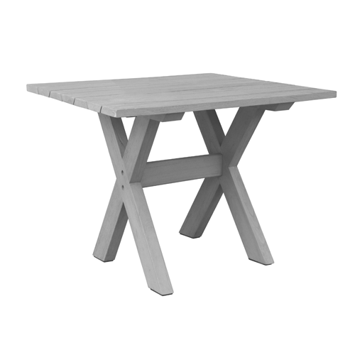 Artwood Cross Square Outdoor Dining Table - 70