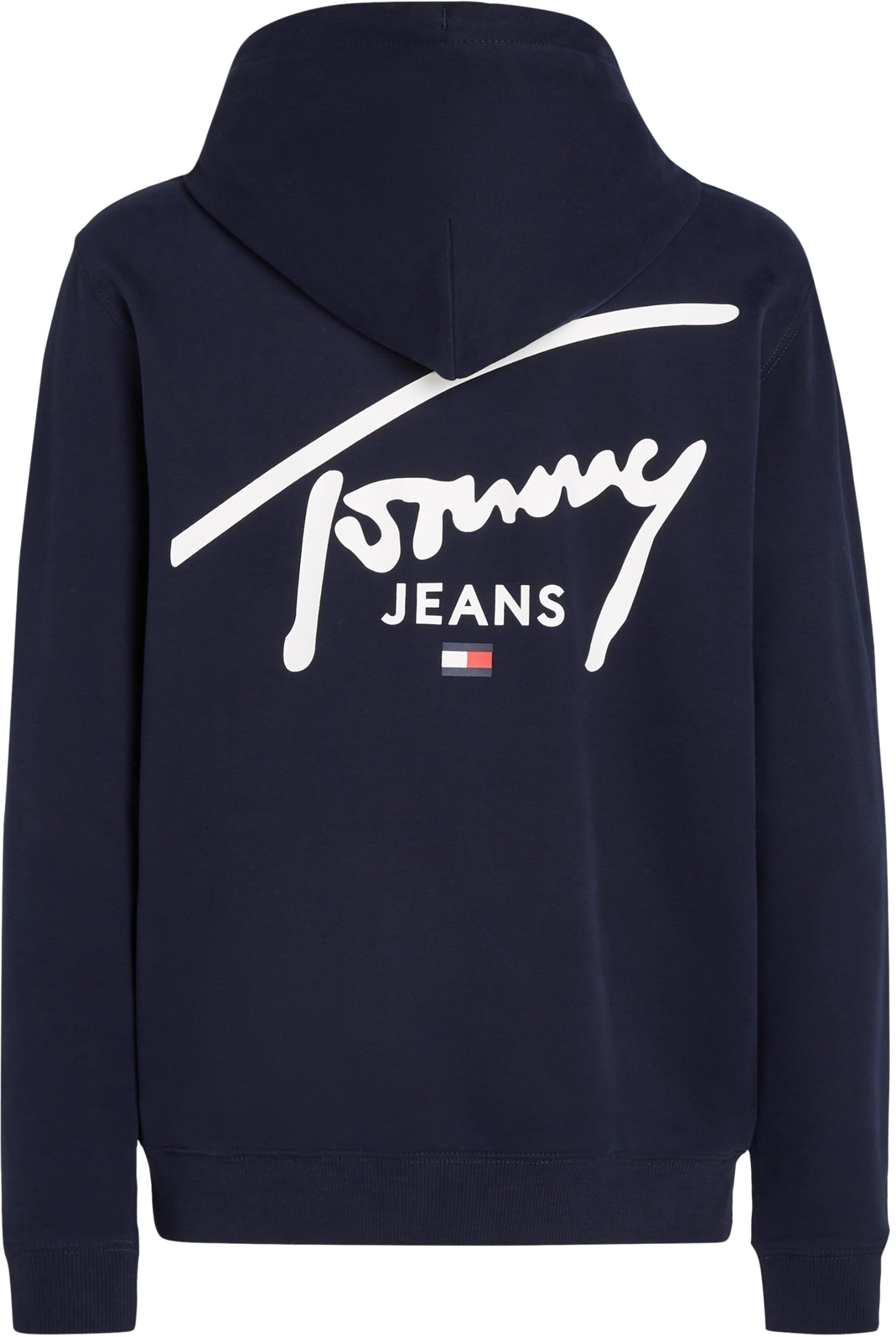 Tommy Jeans Men's Graphic Sweatshirt - Dark Night Navy | Casual Pullover Hoodie for Everyday Wear, Street Style & Lounge Comfort