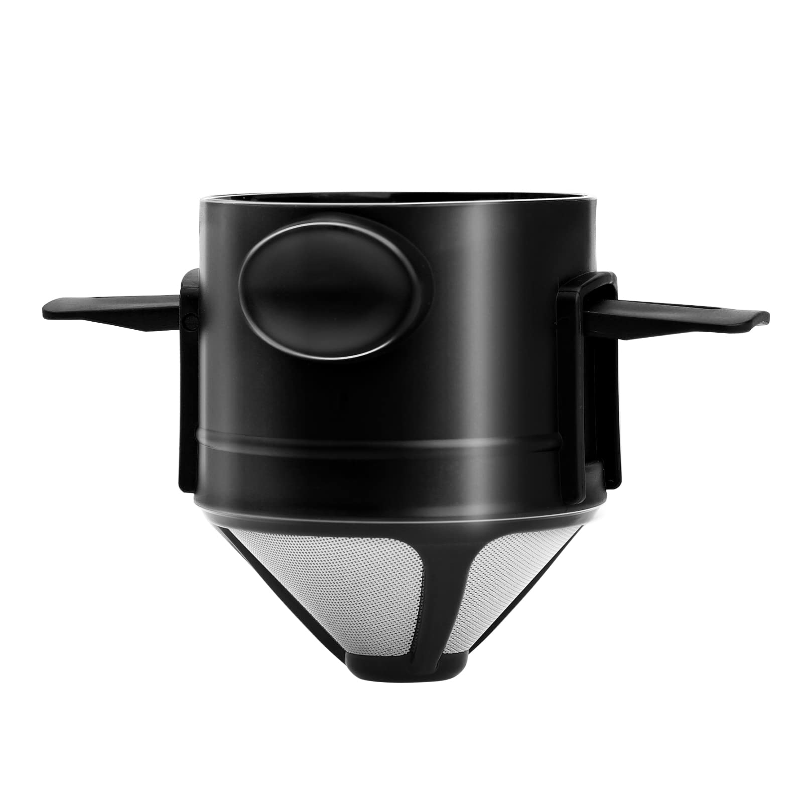 Premium Stainless Steel Pour Over Coffee Dripper - Reusable & Easy Clean Camping Coffee Filter - Portable Collapsible Travel Coffee Maker - Perfect for Home, Office, Camping & Outdoor Adventures