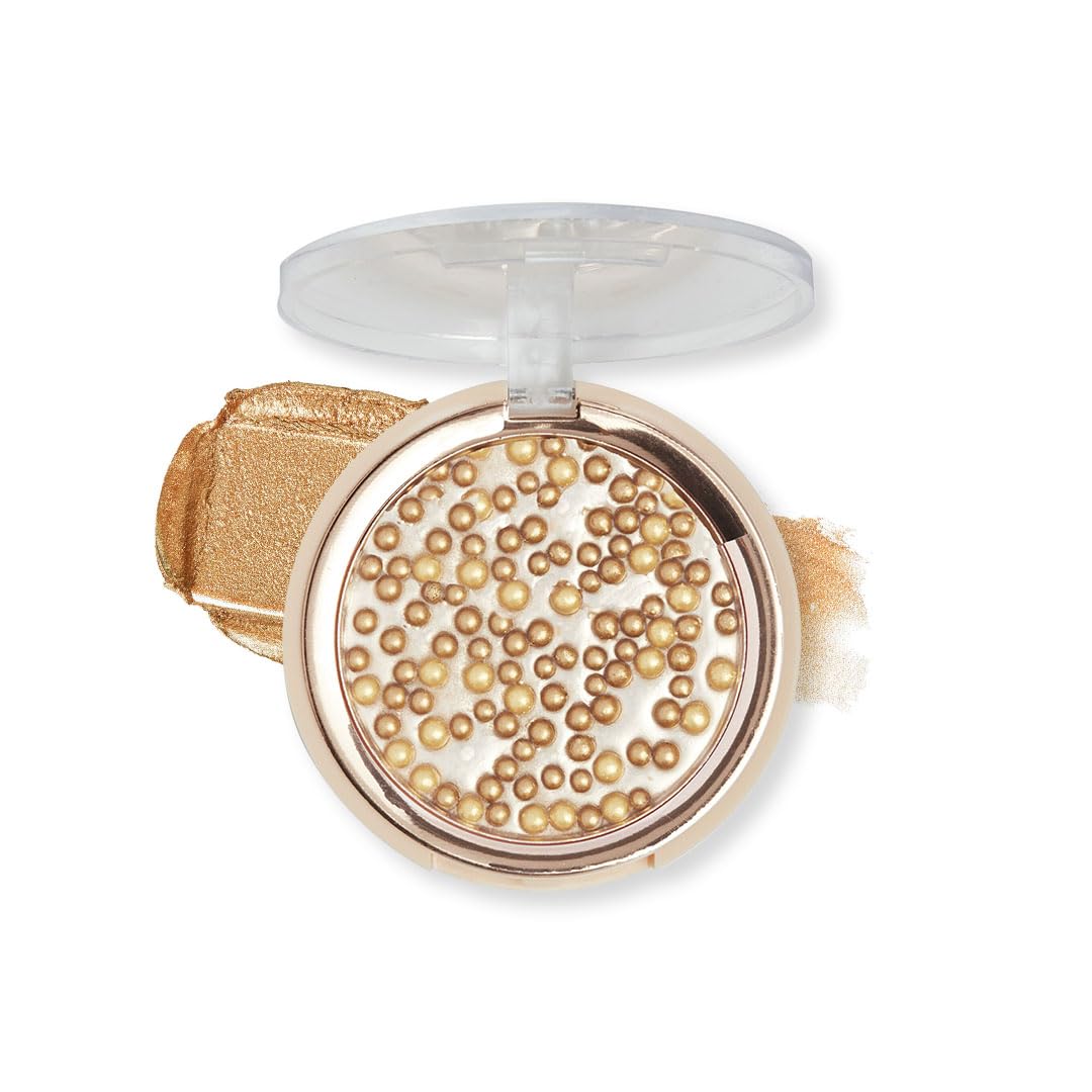 Makeup Revolution Bubble Balm Highlighter Bronze - Light-Reflecting Pearls for Multi-Toned Radiant Glow | Buildable Formula, Travel-Friendly | 4.5g | Perfect for Everyday Makeup & On-The-Go Touch Ups