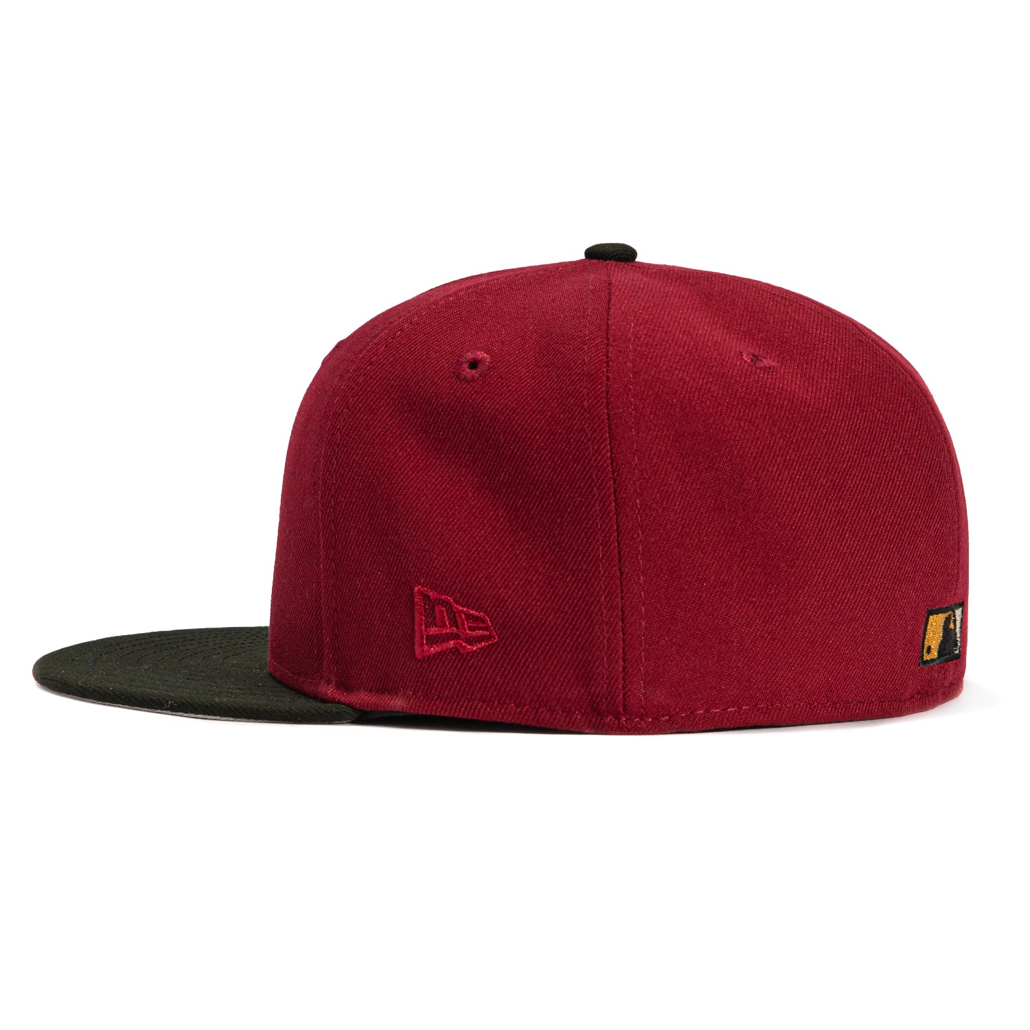 New Era 59Fifty Los Angeles Dodgers 60th Anniversary Patch Snapback Hat - Cardinal/Black/Metallic Gold/Copper - Official MLB Baseball Cap for Men & Women - Perfect for Games, Collecting & Streetwear Fashion