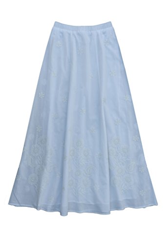 White Motif Embroidery on White