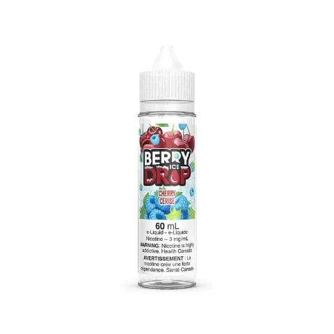 Cherry Berry Drop ICE E-Liquid 60mL - Refreshing Vape Juice for All-Day Vaping | Perfect for Vapers in Ontario, Canada