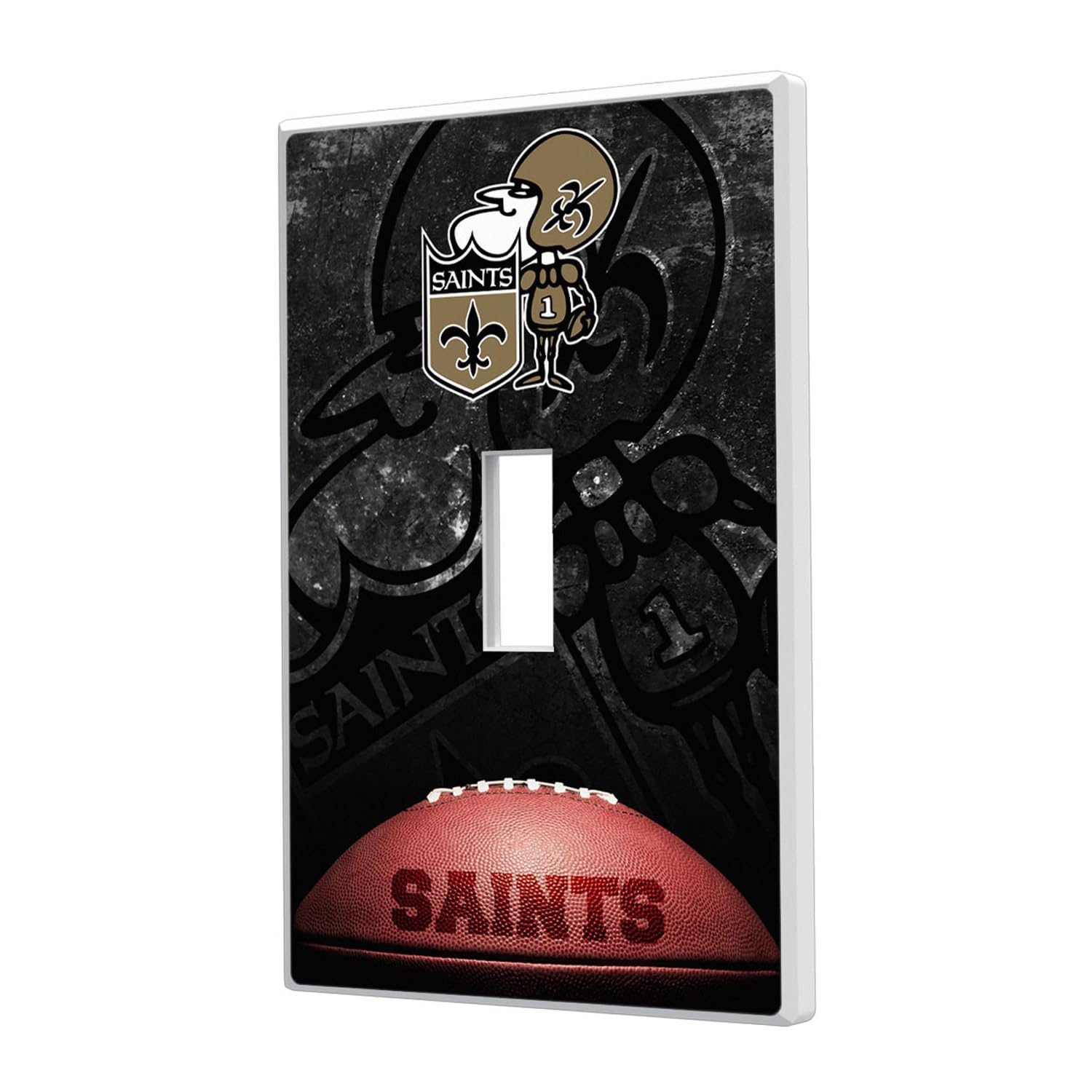 NFL Legendary Team Logo Light Switch Cover - Decorative Single Toggle Wall Plate for Football Fans | Perfect for Game Room, Man Cave & Sports Themed Home Decor