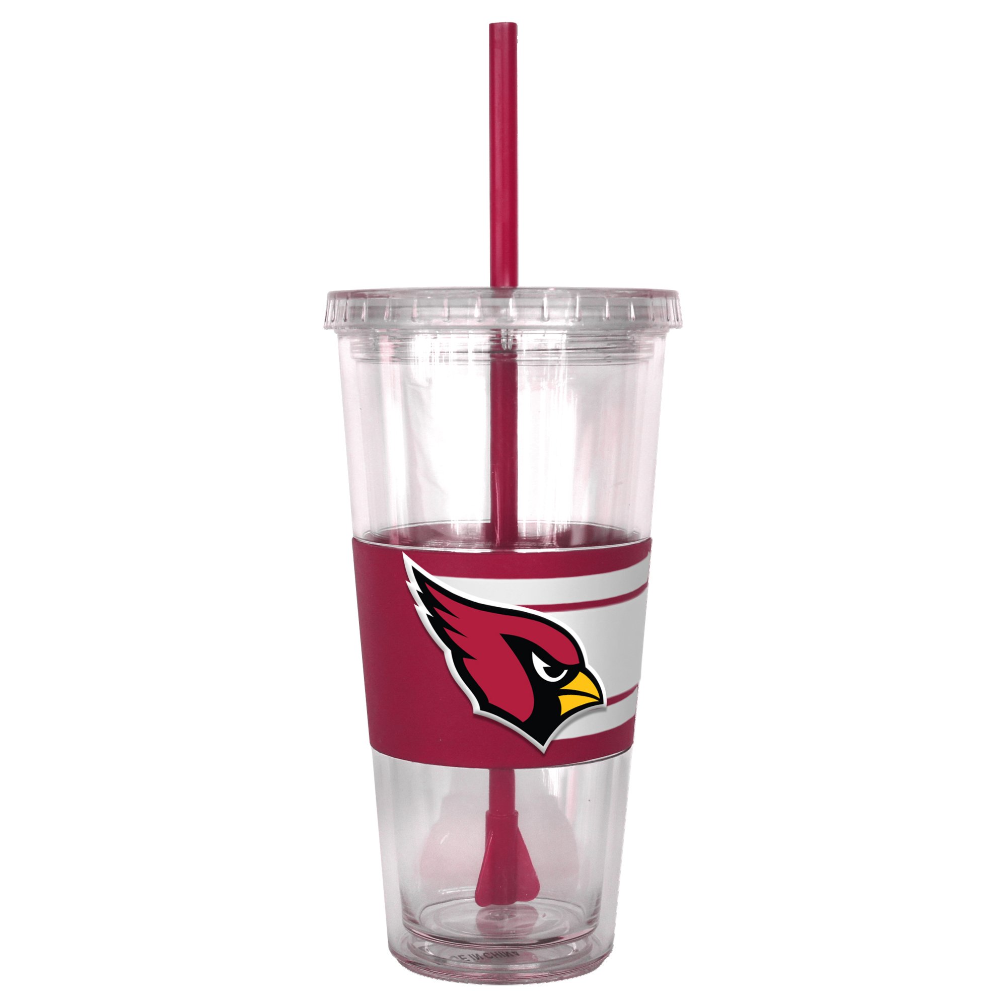 NFL Hype Straw Tumbler 22oz - Insulated Stainless Steel Water Bottle with Straw & Lid - Perfect for Football Games, Tailgating & Sports Fans