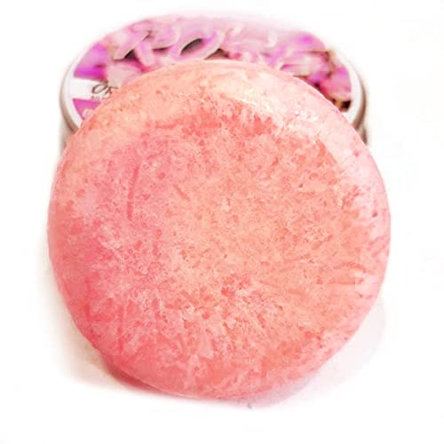Natural Dry Shampoo Bar for Dry Hair - Rose Scented | Vegan, Chemical-Free Hair Care | Perfect for Travel, Camping & Gym