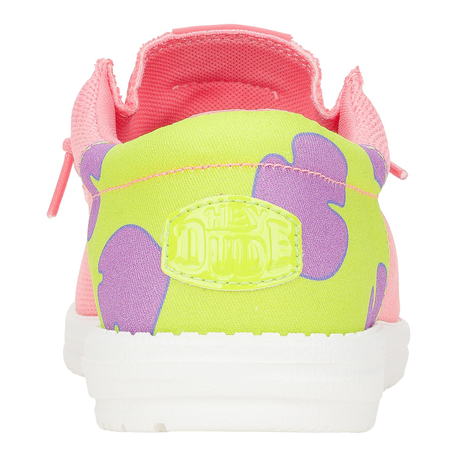 HEYDUDE X SpongeBob Men's Slip-On Loafers - Comfortable Lightweight Casual Shoes for Walking, Travel & Everyday Wear