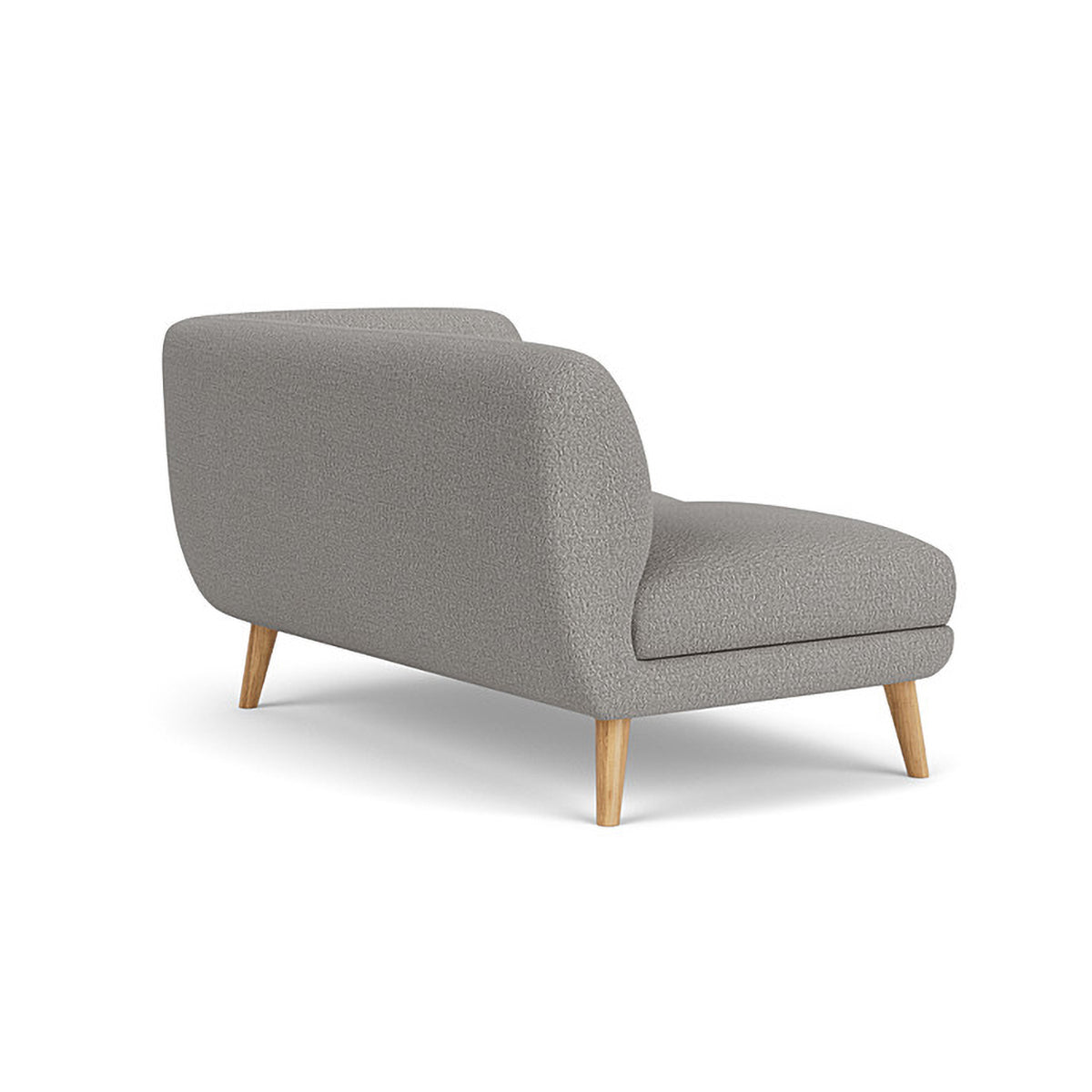 Alfred Boucle Right 2 Seater Modular Sofa - Modern Comfortable Sectional Couch for Living Room, Lounge & Small Spaces