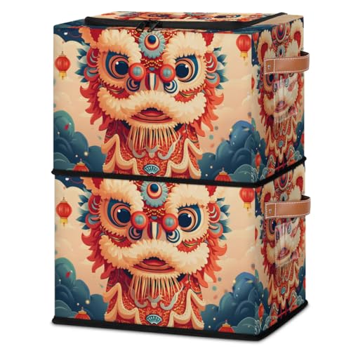 Lions Dance Printed