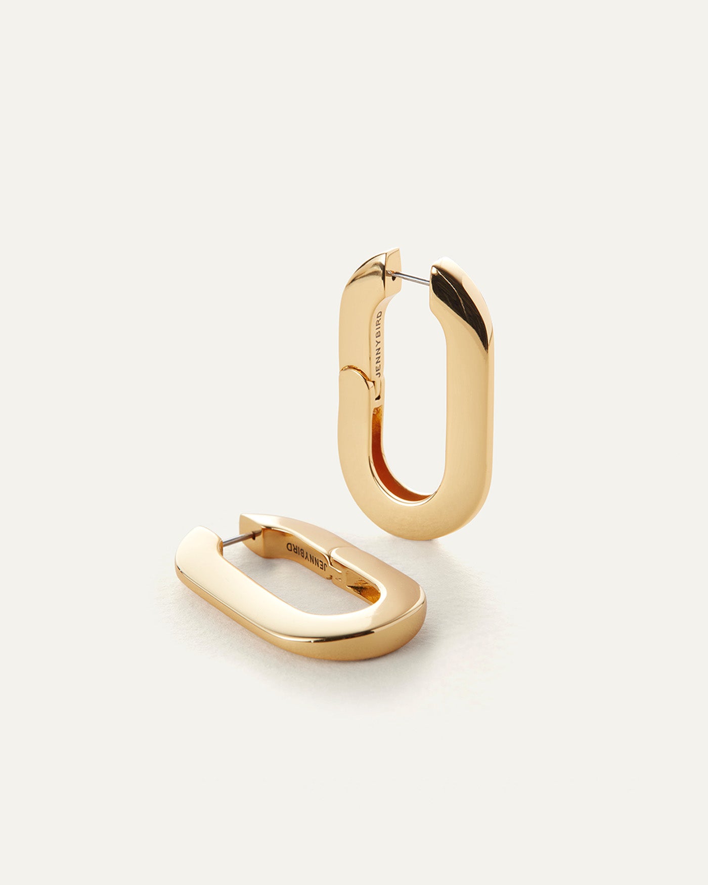 Elegant Gold Plated U Link Earrings for Women - Trendy Hoop Earrings for Daily Wear, Parties & Gifts