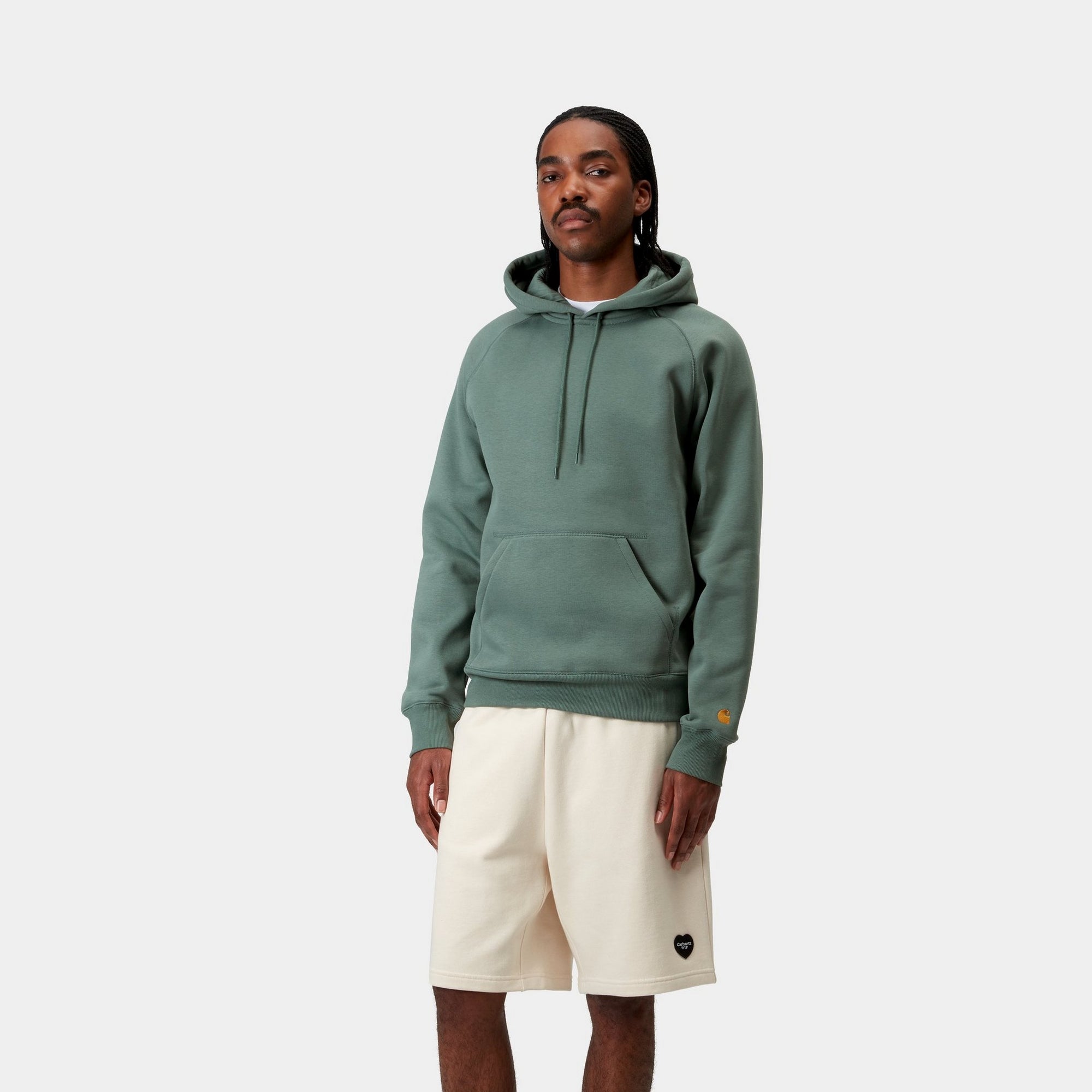 Silver Pine Hooded Chase Sweatshirt for Men & Women - Cozy Fleece Pullover for Casual Wear, Outdoor Activities & Street Style Fashion