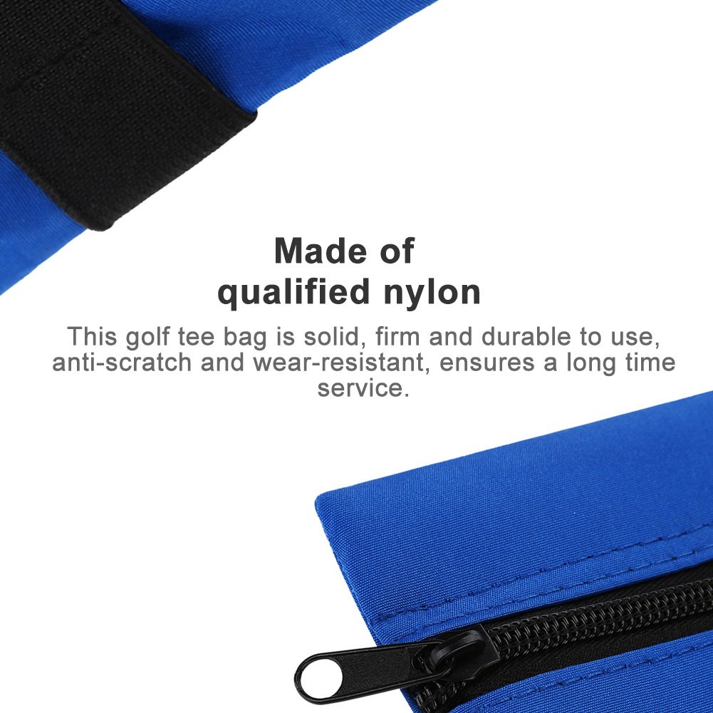 Mini Portable Golf Ball Holder Bag - Lightweight & Durable Tee Organizer for Golfers | Perfect for Driving Range & Course Use