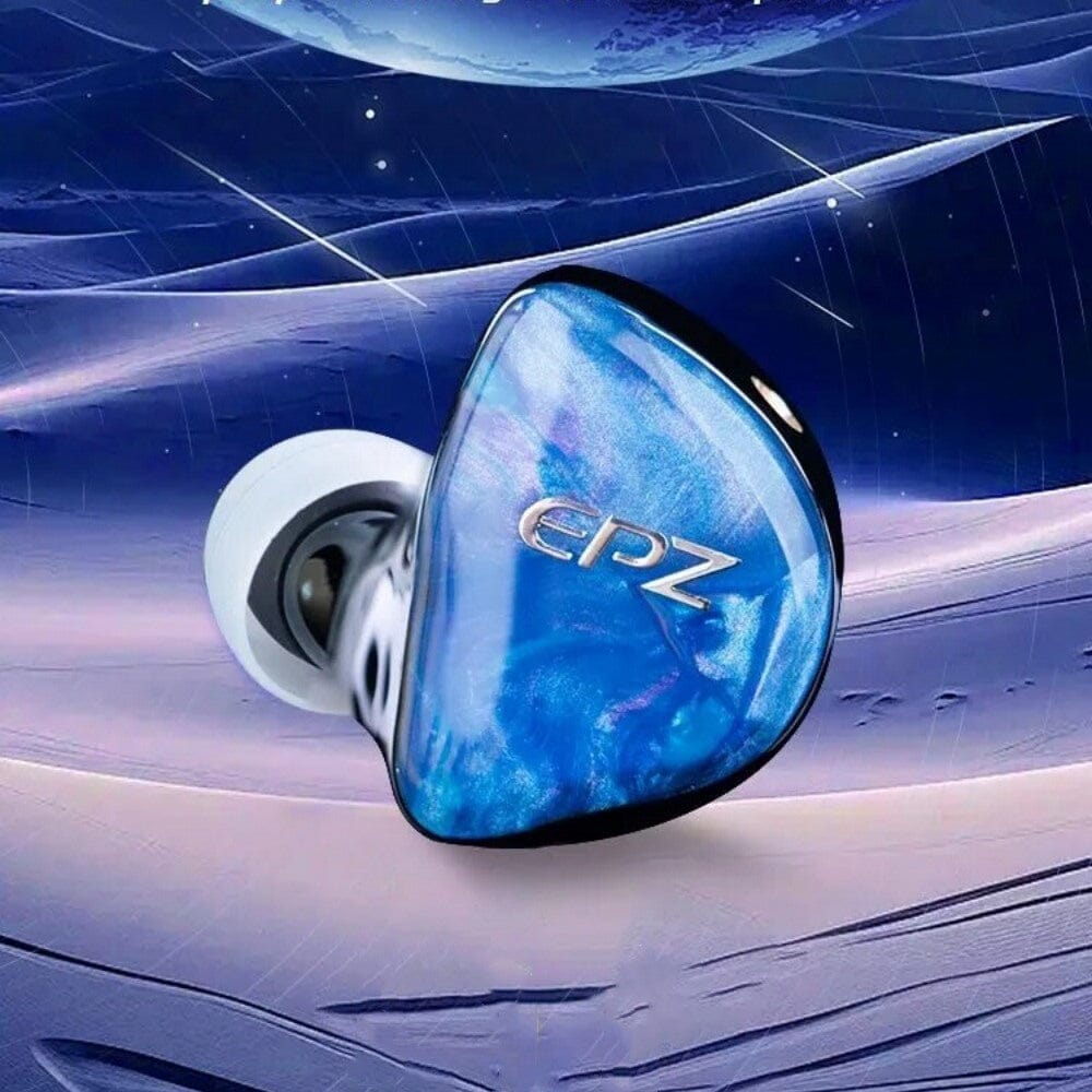 EPZ Q1 Pro HiFi In-Ear Earphones with 10mm LCP+PU Composite Diaphragm - Premium Sound for Music Lovers, Audiophiles & Gamers - Perfect for Studio Recording, Gaming & Travel