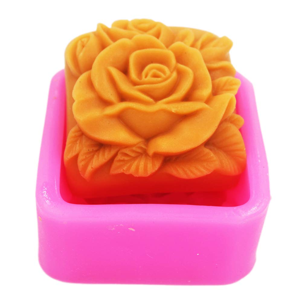 Longzang S0236 Silicone Soap Mold - DIY Handmade Craft Art Soap Making Kit for Bath Bombs, Candles & Resin - Perfect for Home Spa, Gifts & DIY Projects