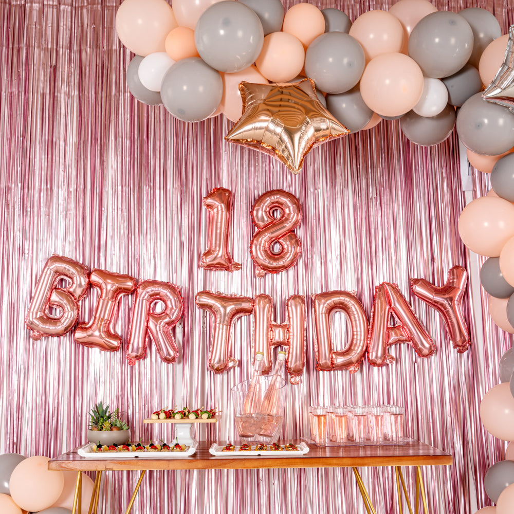 Balloonify Rose Gold Mylar Number 8 Balloon - 16 Inch - 1 Count Box - Perfect for Birthday Parties, Anniversaries & Special Events