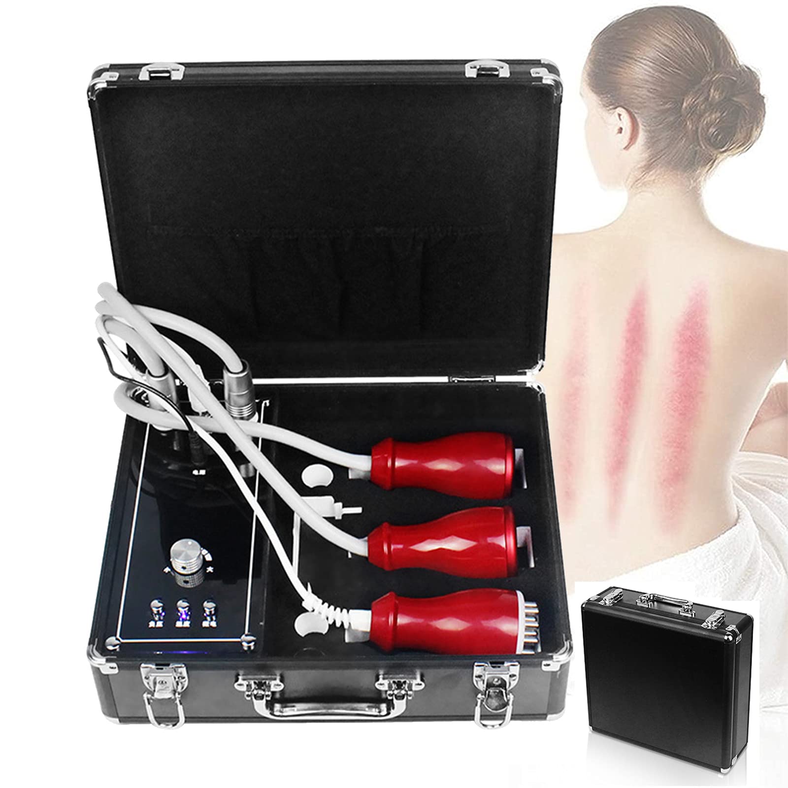 Electric Vacuum Cupping Massage Machine - Pain Relief & Muscle Relaxation Therapy Tool for Home Use | Portable Cupping Device for Wellness, Beauty & Detox | Perfect for Back Pain, Cellulite & Stress Relief