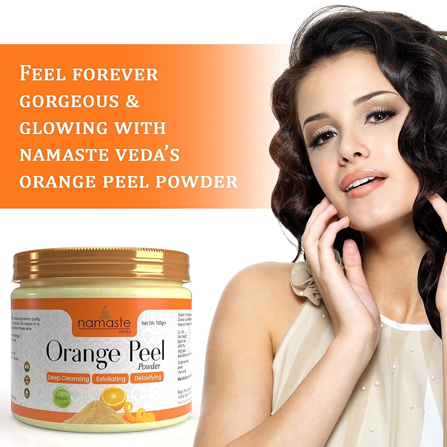 Rose & Orange Powder Combo Pack for Oil Control, Acne Care & Glowing Skin | DIY Ubtan Face Mask Set for Oily & Acne-Prone Skin | Natural Skincare for Daily Use & Spa Treatments