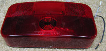 Premium Black Base LED Taillight for Cars & Trucks - High Visibility & Durable Design for Night Driving & Safety