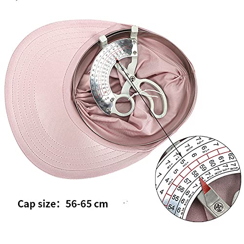 UV Protection Wide Brim Sun Hat for Women - Breathable Empty Top Beach Visor, Adjustable Sunshade Headband Elastic Cap - Perfect for Beach, Pool, Hiking & Outdoor Activities