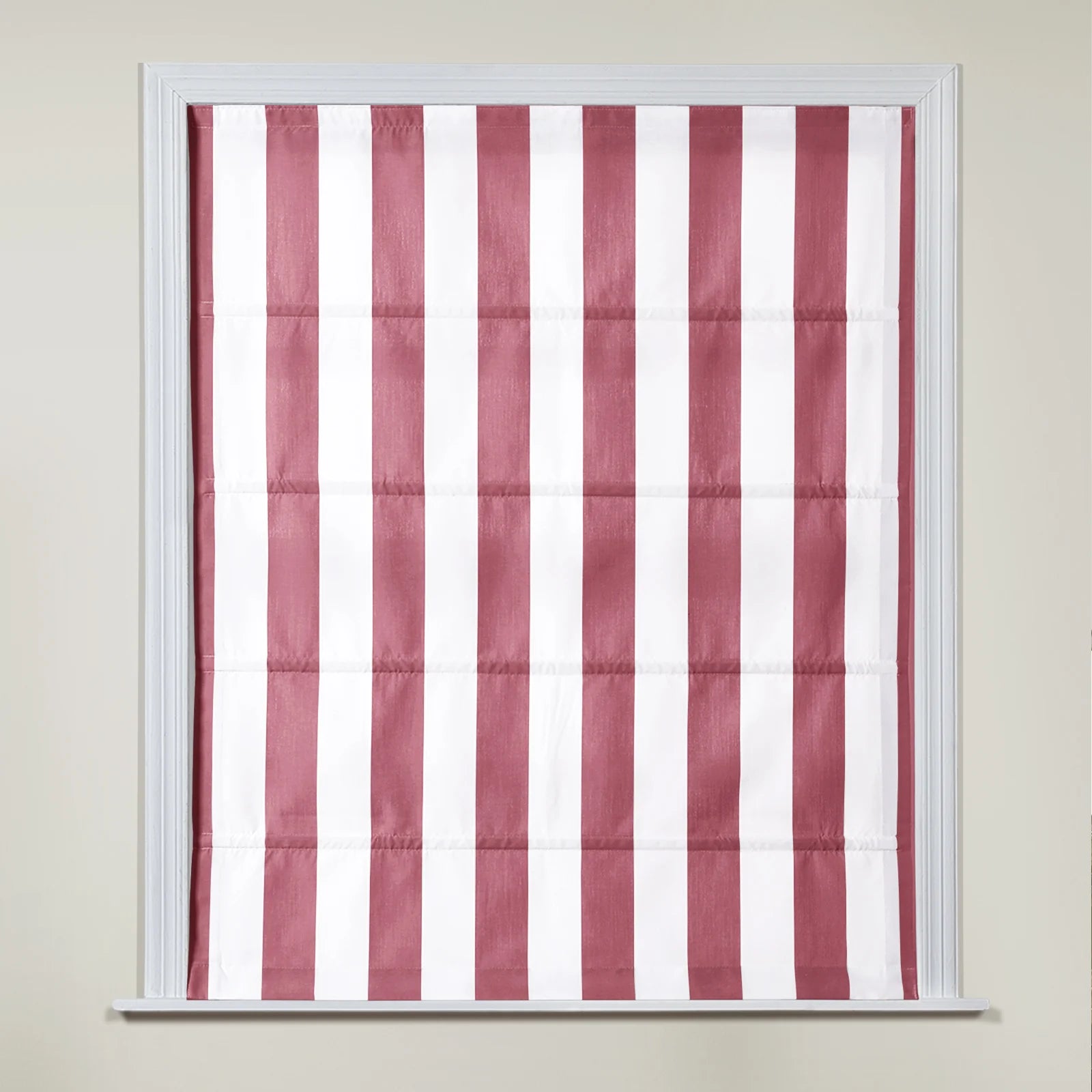 Celia Patterned Cordless Roman Shade Window Treatment - Blackout Fabric for Bedroom & Living Room Privacy & Light Control