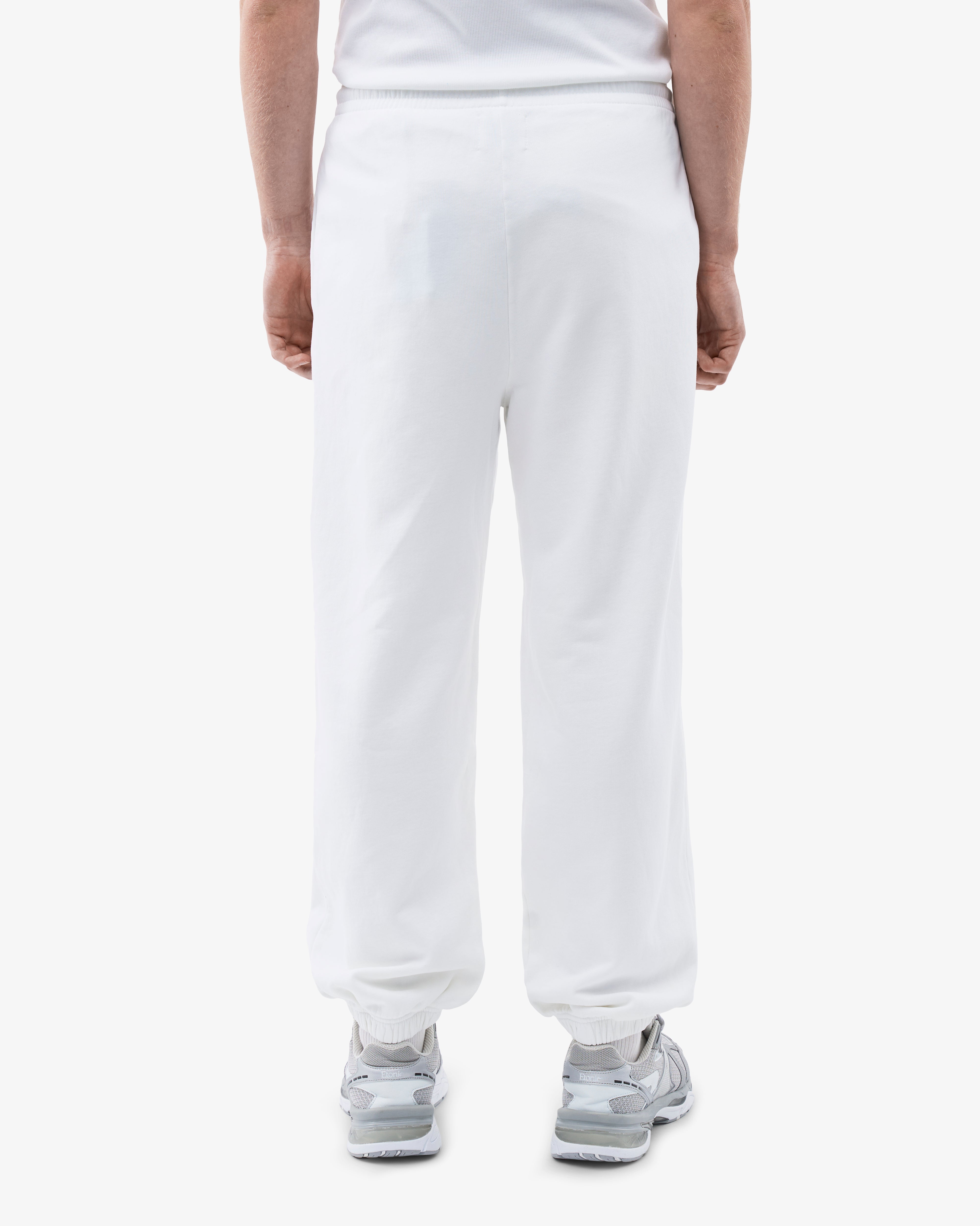 Organic Relaxed Sweatpants for Women - Soft Comfortable Lounge Pants - Optical White - Perfect for Yoga, Home Wear & Casual Outfits