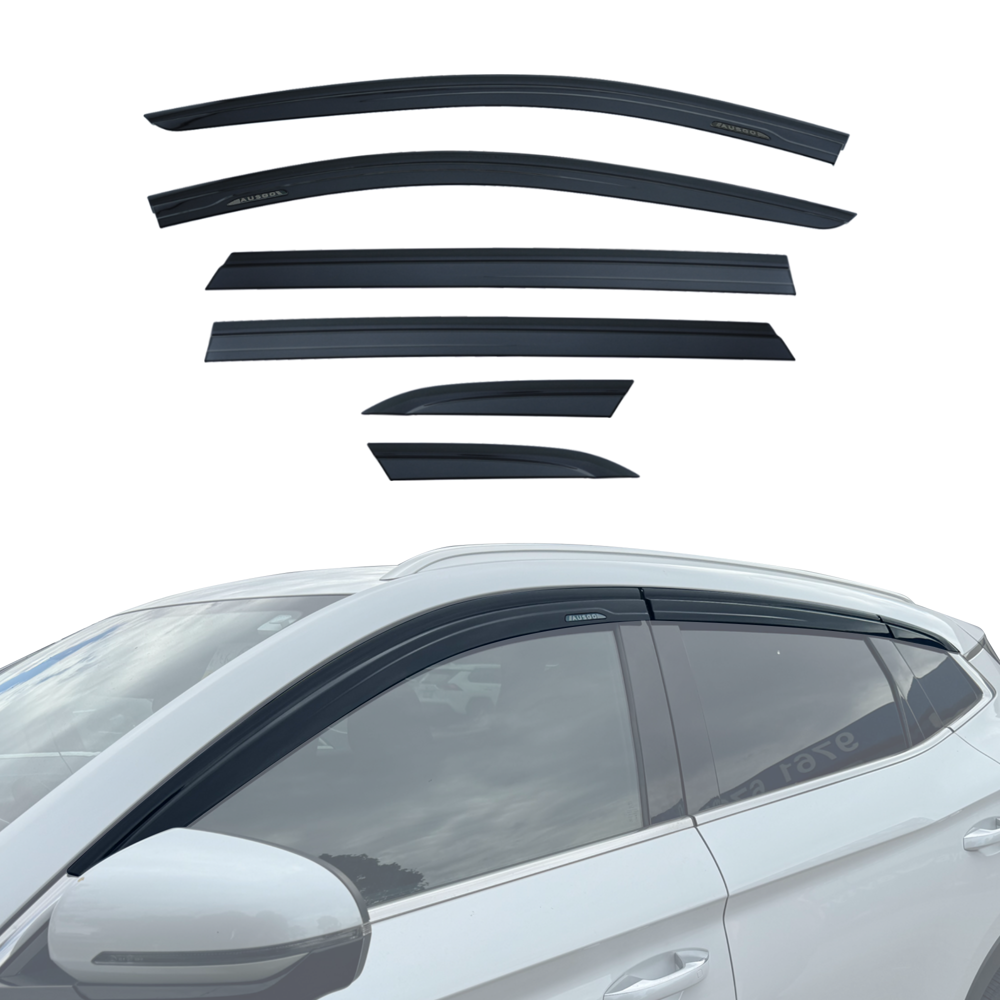 BYD SEALION 6 2024+ Injection Weather Shields - Premium Car Window Protection for All Seasons | Perfect for Rain, Snow & Dust Protection