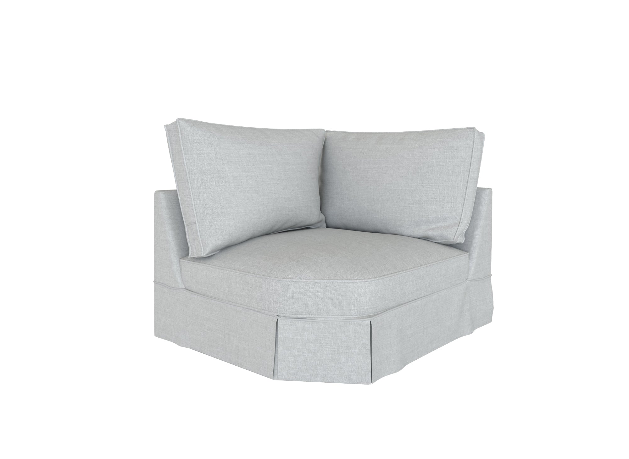 PB Comfort Wedge Cover - Soft Slipcover for Sectional Sofa Components, Perfect for Living Room, Family Room & Home Theater Comfort - Easy to Clean & Durable Fabric