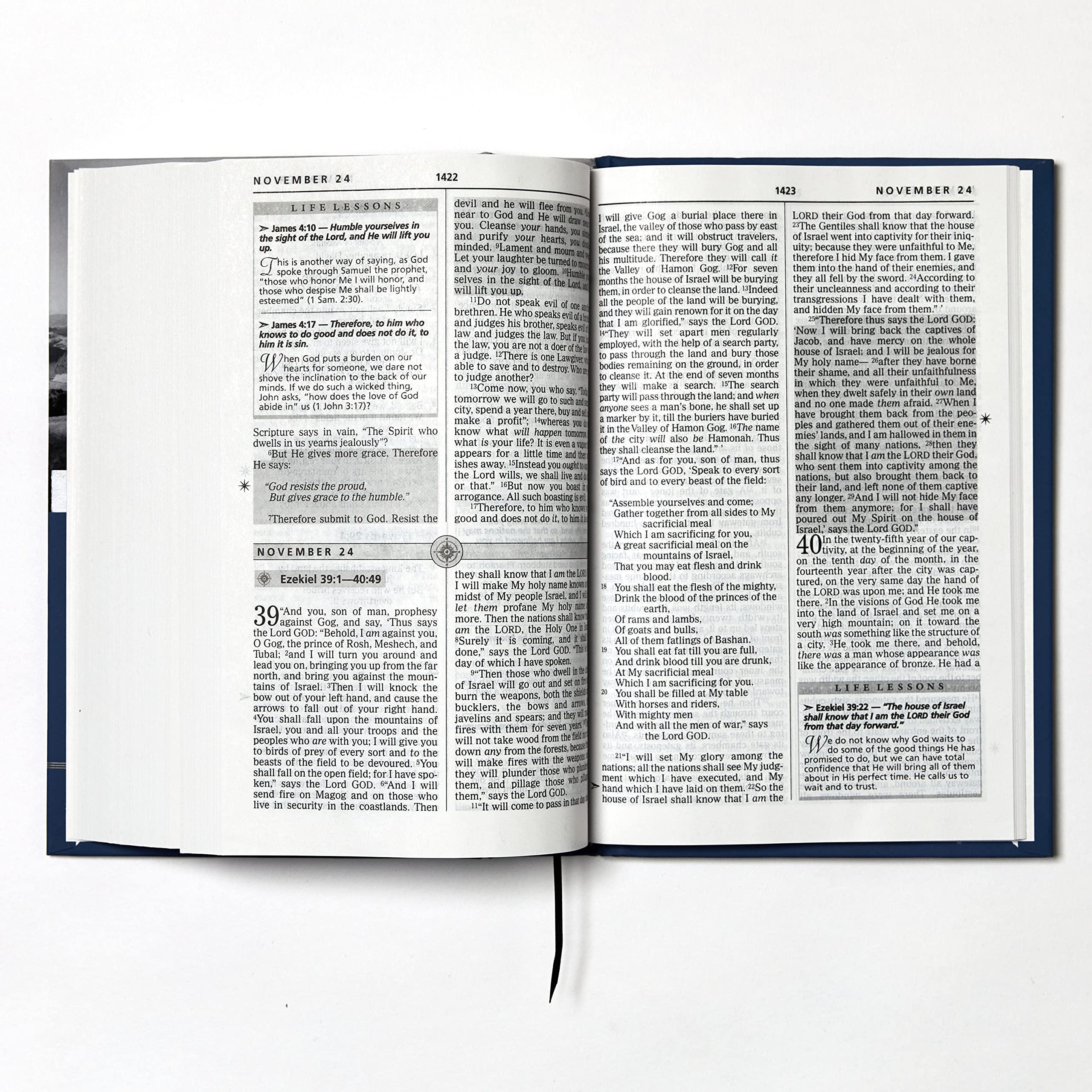 NKJV Charles F. Stanley Life Principles Daily Bible - Paperback Holy Bible, New King James Version - Perfect for Daily Devotions & Bible Study