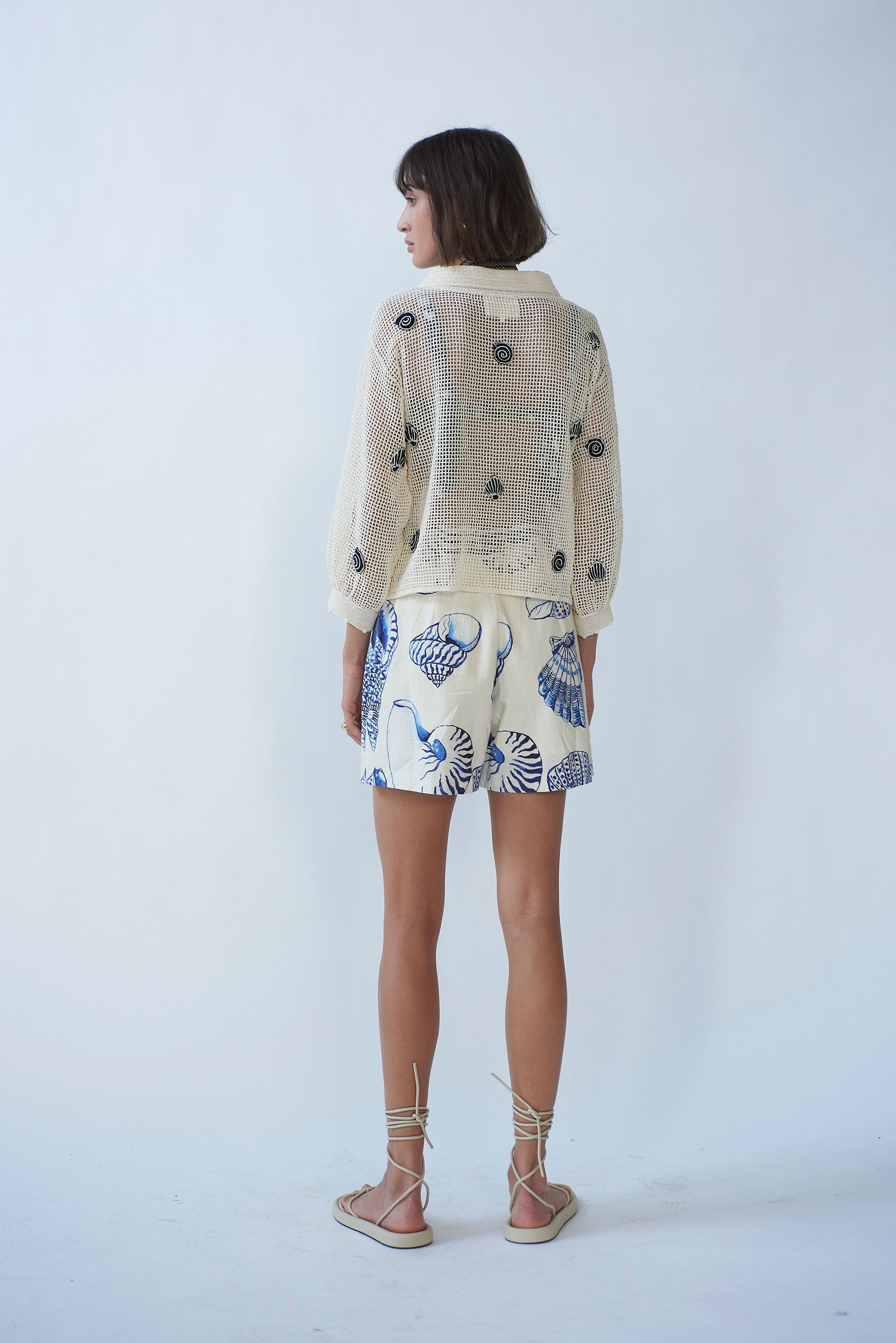 Delmar Crochet Bomber Jacket - Stylish Women's Vintage Boho Cardigan for Fall & Winter - Perfect for Casual Outfits, Music Festivals, and Layering