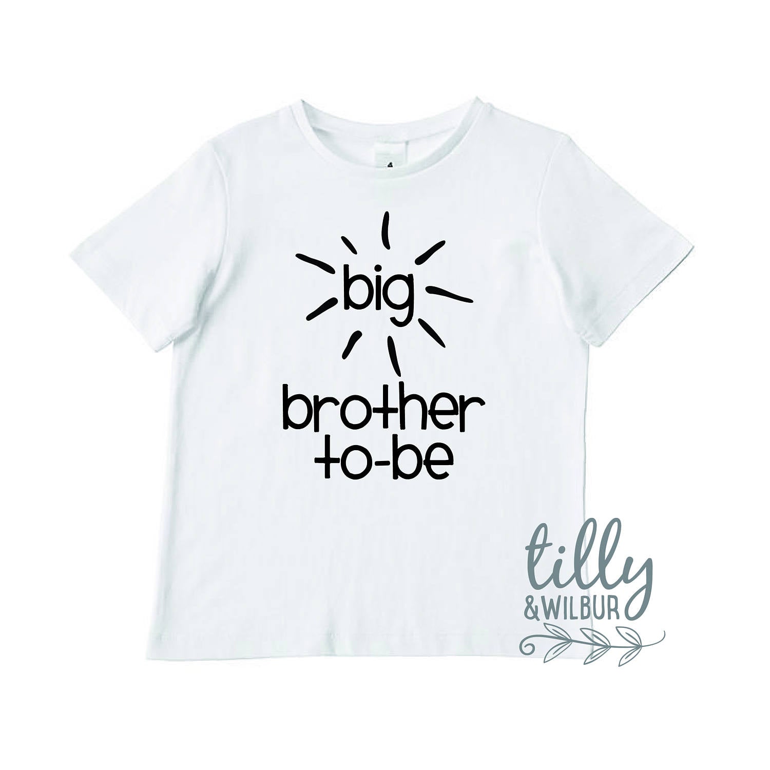 Big Brother To Be T-Shirt - Funny Pregnancy Announcement Gift for Expecting Dads - Perfect for Baby Showers, Gender Reveals & New Dad Gifts