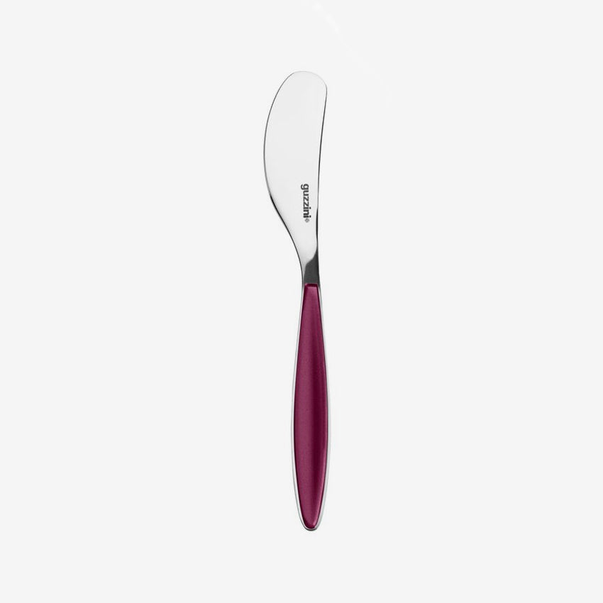 Guzzini Premium Stainless Steel Butter Knife - Elegant Design for Smooth Spreading - Perfect for Breakfast, Brunch, and Dinner Table Setting