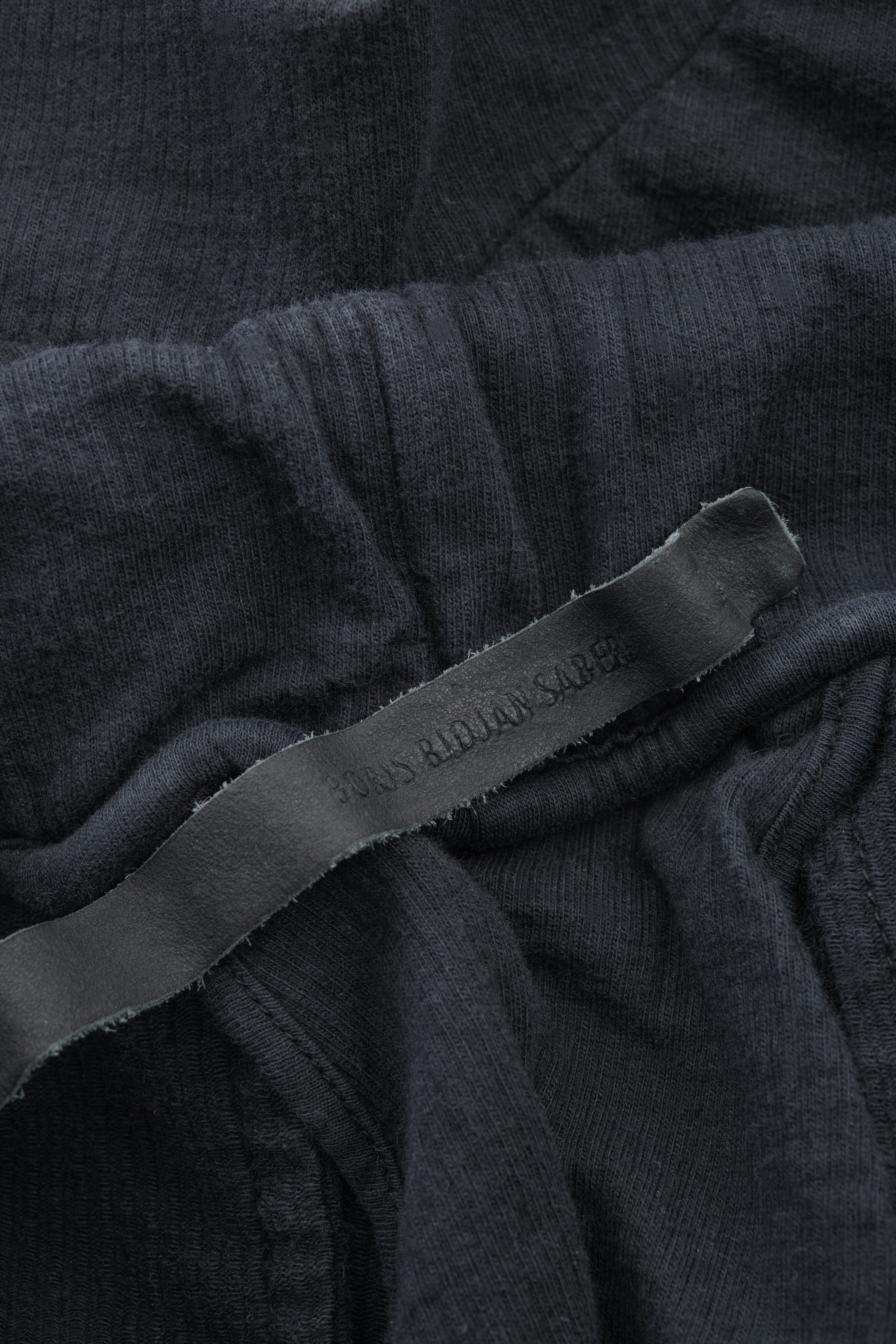 Boris Bidjan Saberi Black Drawstring Shorts for Men - Stylish & Comfortable Casual Wear for Summer, Gym, and Street Fashion