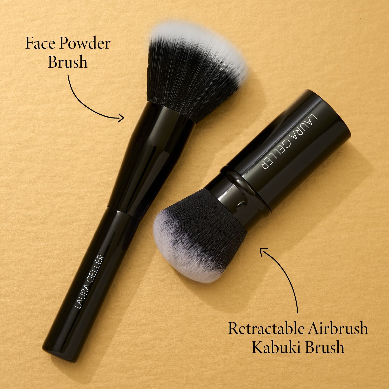 Blending Beauties 2-Piece Professional Makeup Brush Set for Foundation & Contouring - Perfect for Everyday Makeup & Professional Beauty Routines