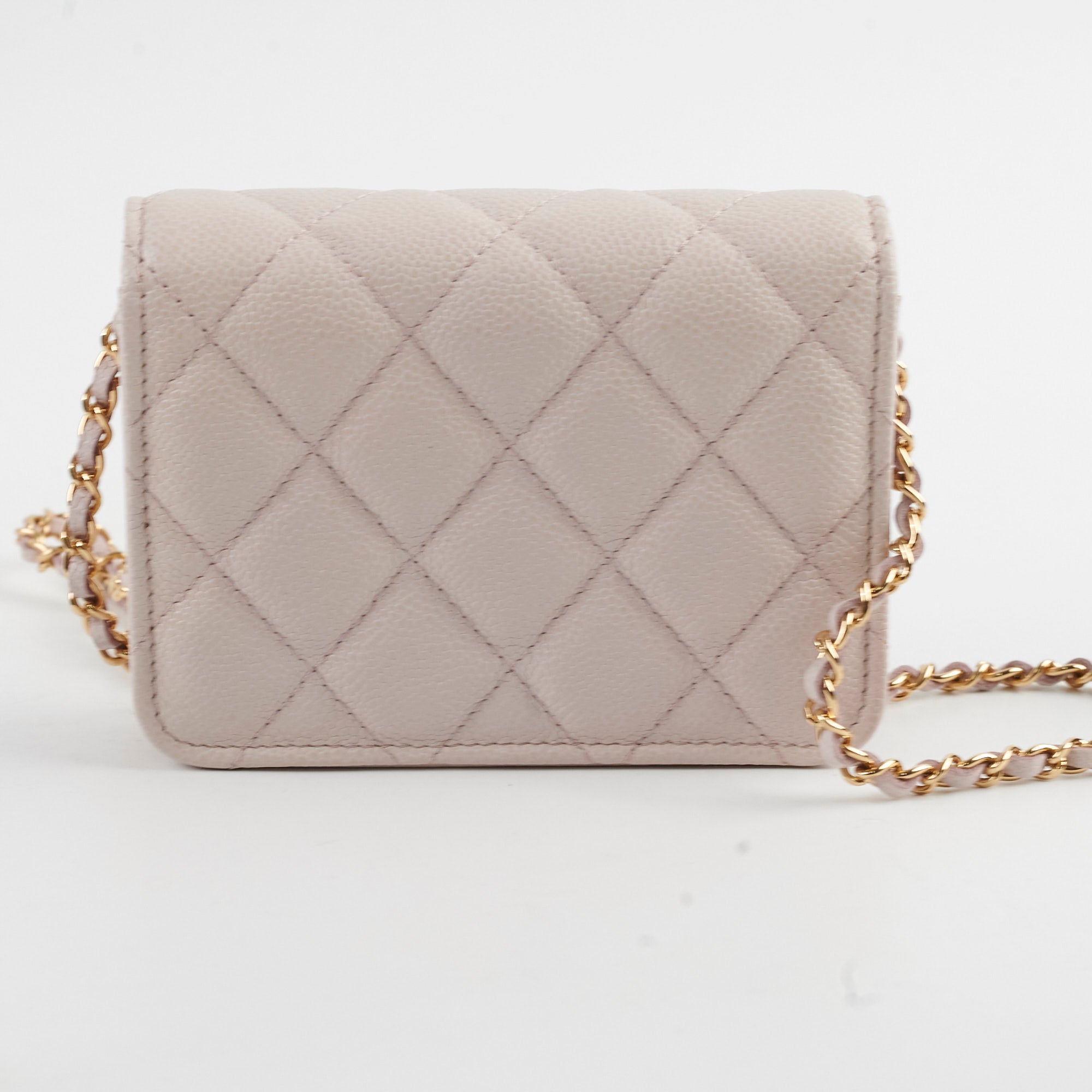 Chanel Micro Chain Pink Caviar Crossbody Bag Series 31 - Luxury Designer Handbag for Women, Perfect for Parties, Dates & Everyday Use
