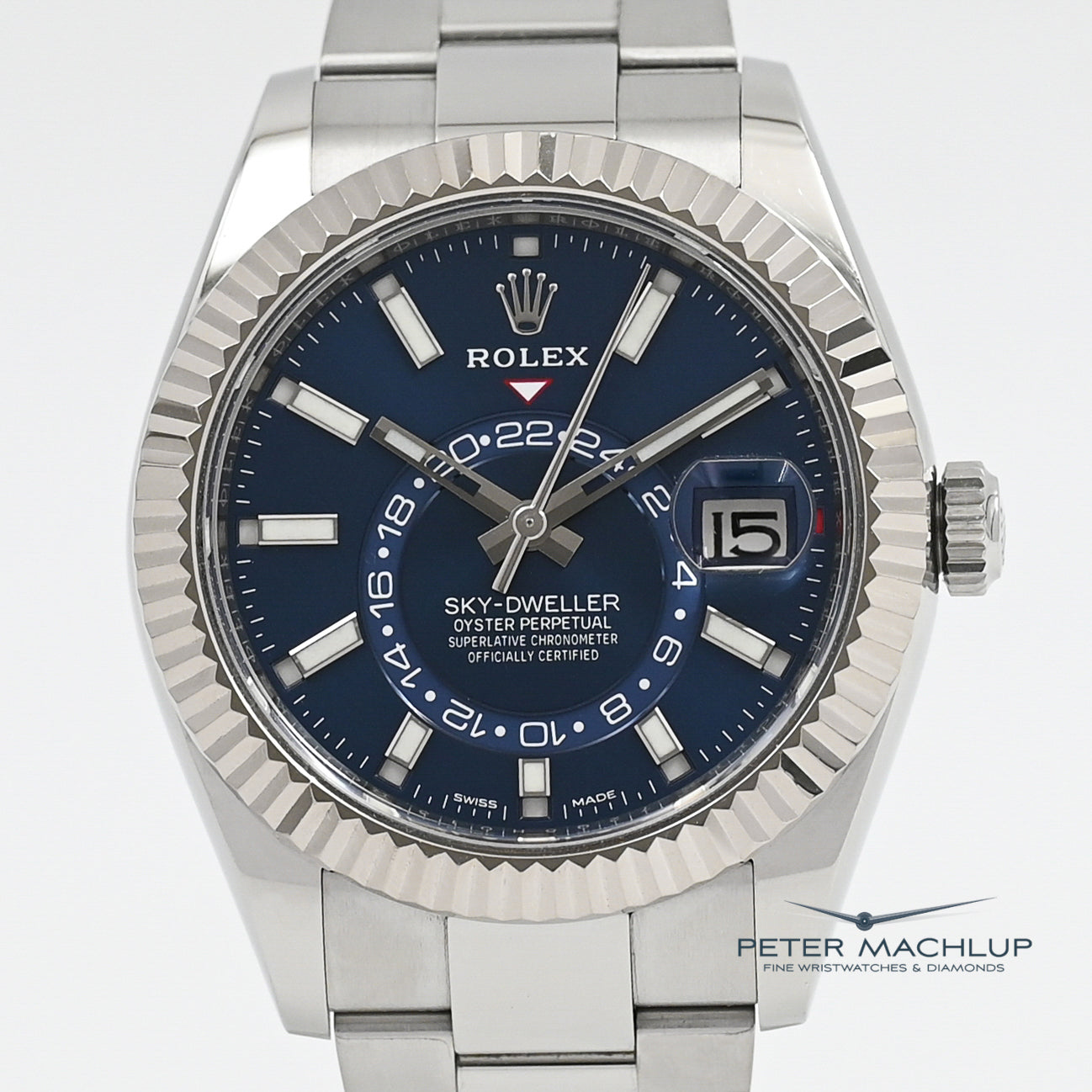 Rolex Sky-Dweller 42mm Stainless Steel Watch 2021 Model - Luxury Automatic GMT Men's Watch for Travel & Business