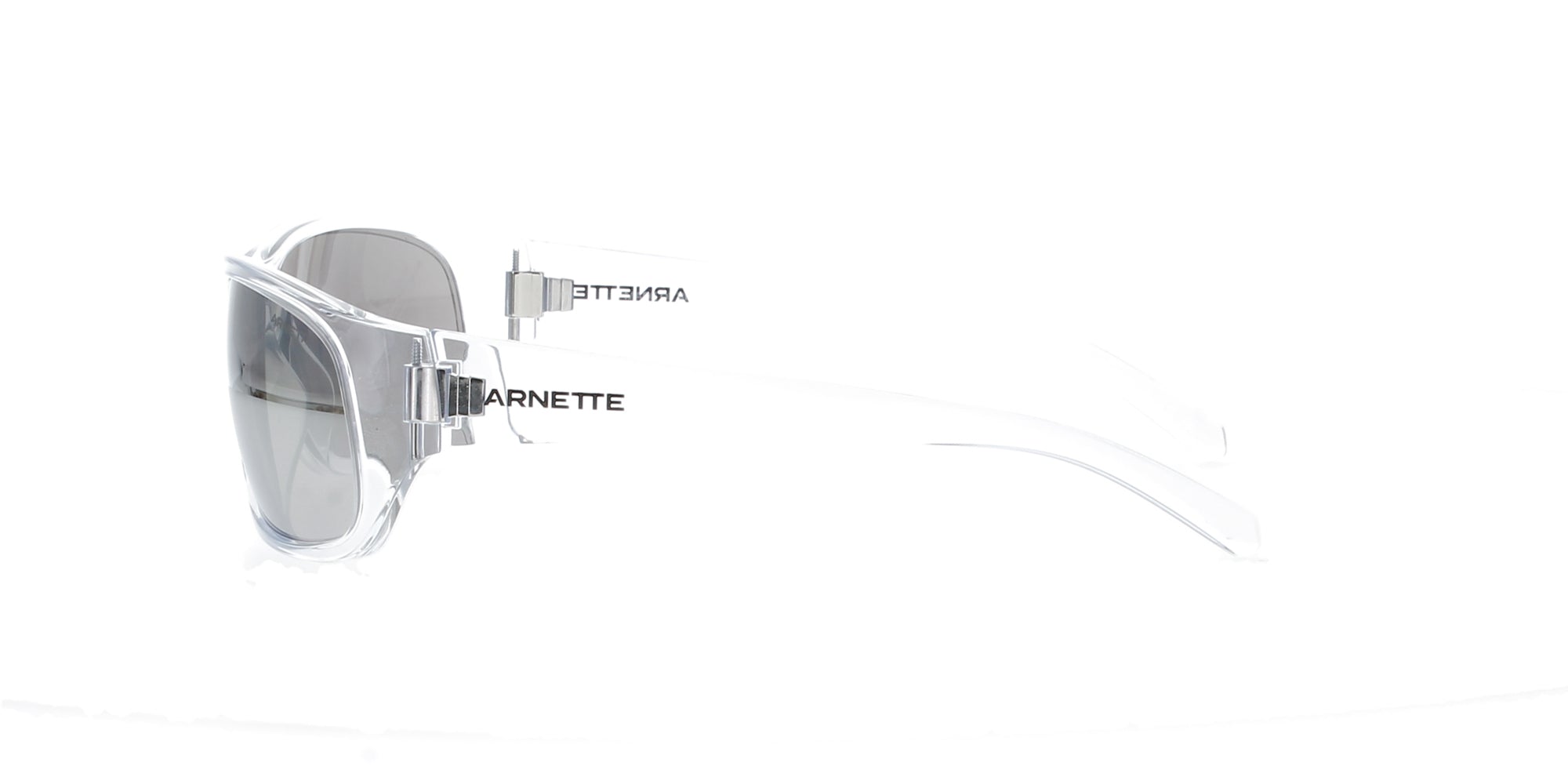 Arnette Crystal Grey Silver Mirror Sunglasses - Stylish UV Protection for Outdoor Sports & Driving