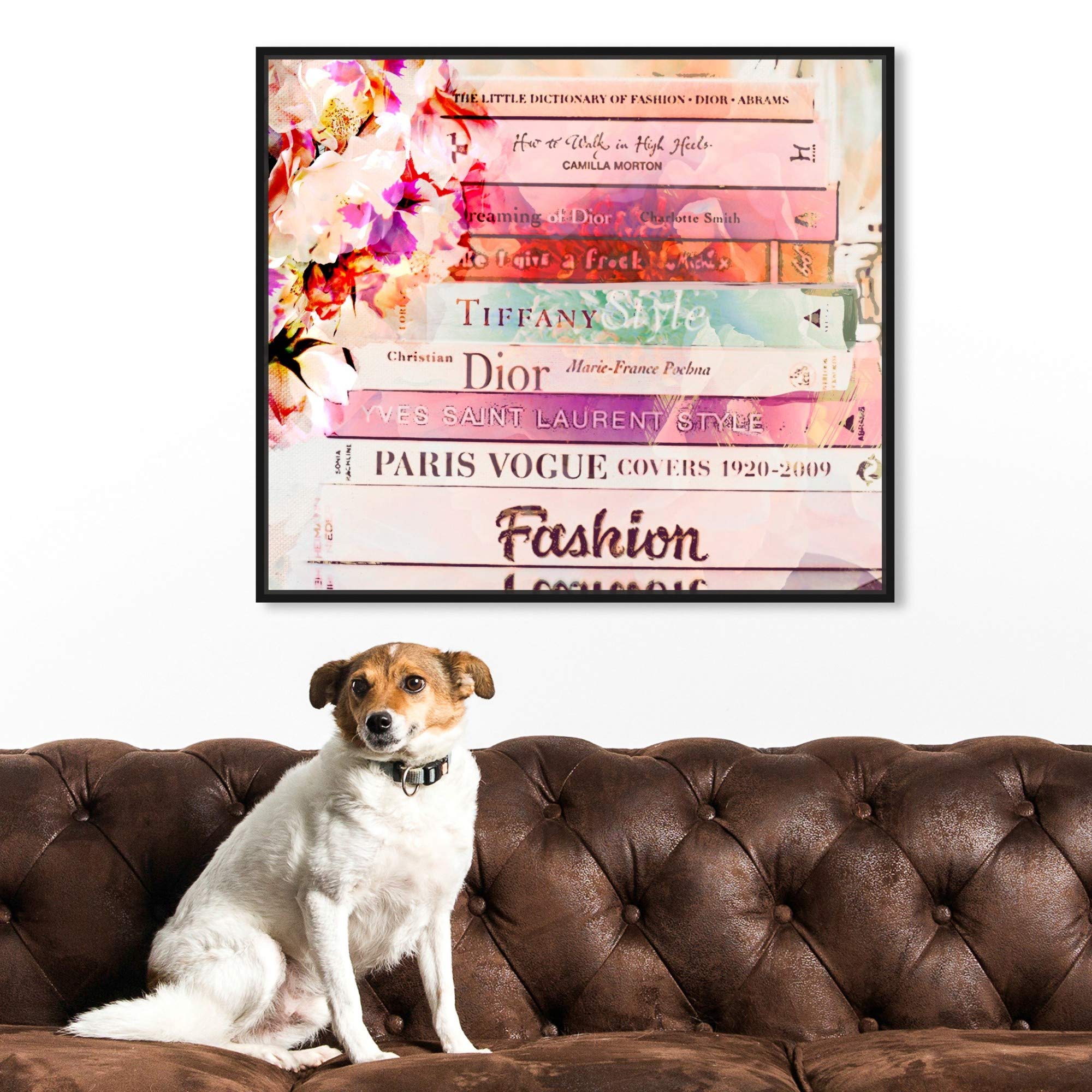 Romantica Spring Pink Framed Wall Art Canvas Print - 24x20 Inches - Fashion & Glam Home Decor by Oliver Gal Artist Co. - Perfect for Living Room, Bedroom & Office Décor