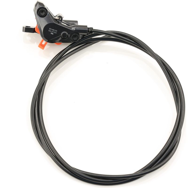Shimano Deore M6100 Hydraulic Disc Brake Set with Metal Pads - Mountain Bike Braking System for Trail & Downhill Riding