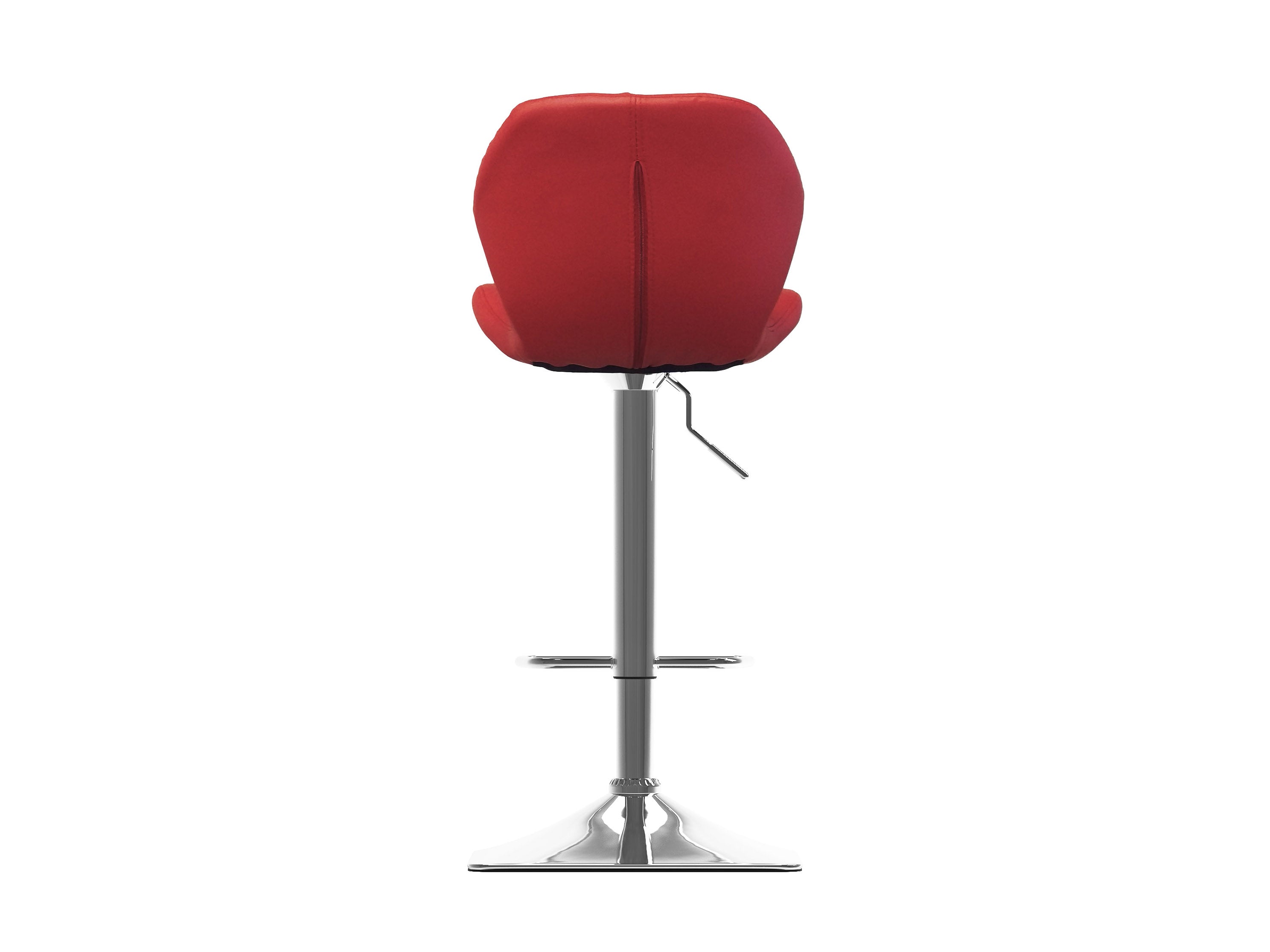2 Pack Red Bar Stools with Backs - Adjustable Height Counter Stools for Kitchen Island, Breakfast Bar & Home Decor - Comfortable & Stylish Seating for Dining & Entertaining
