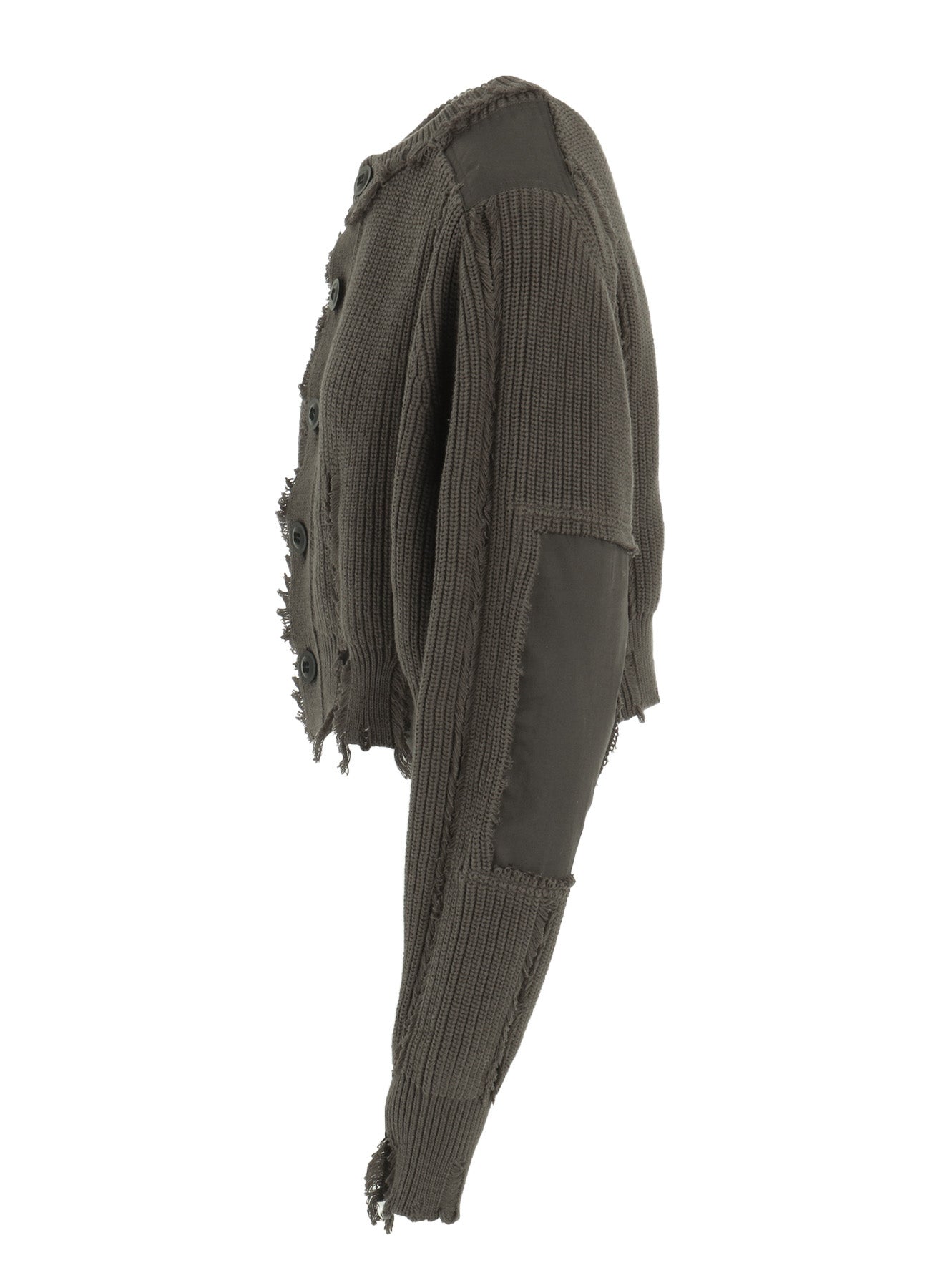 Distressed Cotton Crewneck Knit Cardigan for Women - Soft & Cozy Long Sleeve Open Front Sweater | Perfect for Fall Layering, Casual Outfits & Coffee Dates
