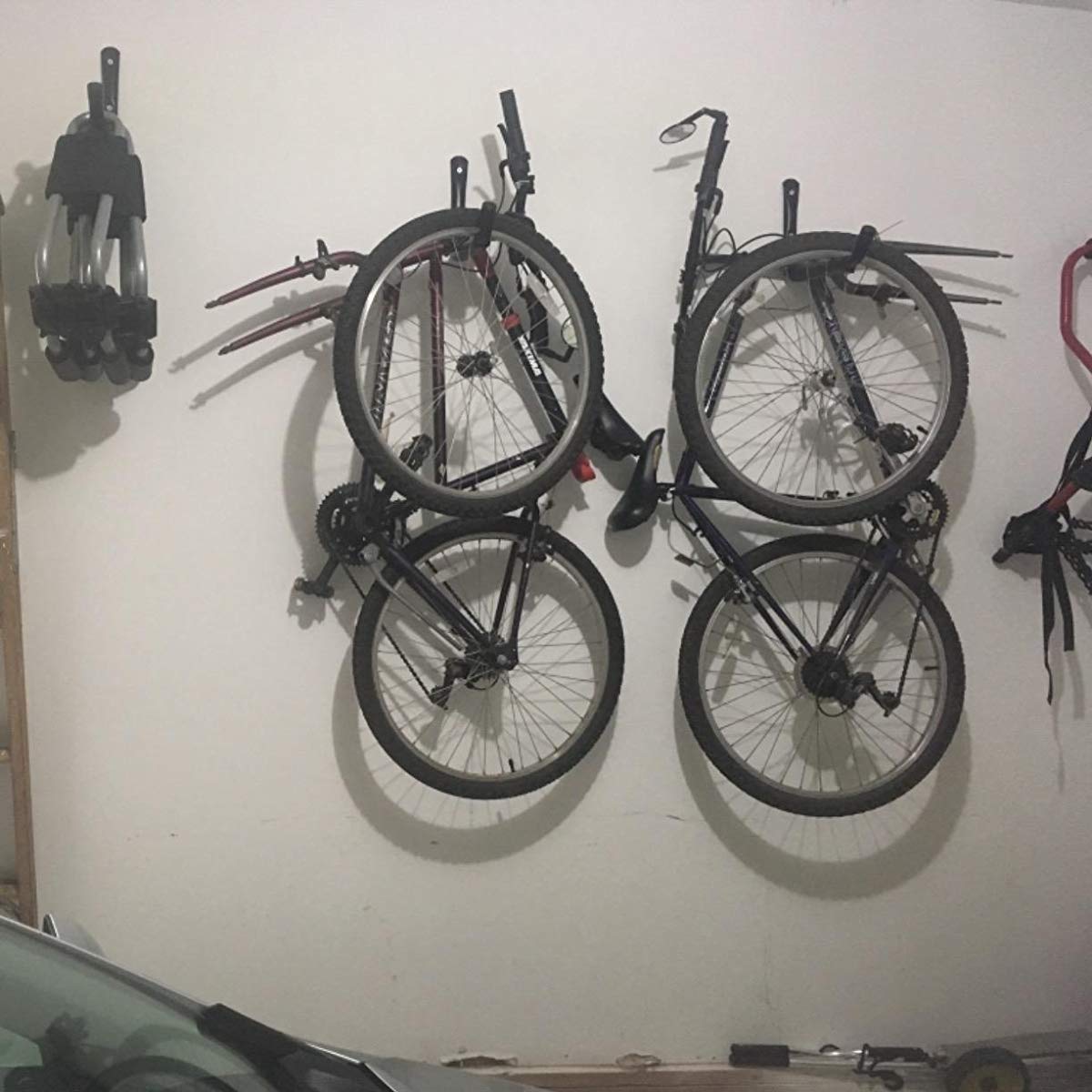 Vahodegn Heavy Duty Garage Storage Hooks - 15 Inch Jumbo Arm Kayak Wall Hangers with 100 LB Capacity - Steel Canoe Rack for Indoor & Outdoor Use - Perfect for Kayak, Canoe, Bike, and Gear Storage in Garage, Shed, or Basement