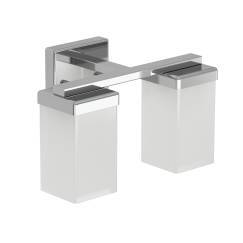 Moen 90 Degree 2 Globe Wall Sconce Light Fixture in Chrome Finish - YB8862CH - Perfect for Hallway, Bedroom, and Bathroom Lighting