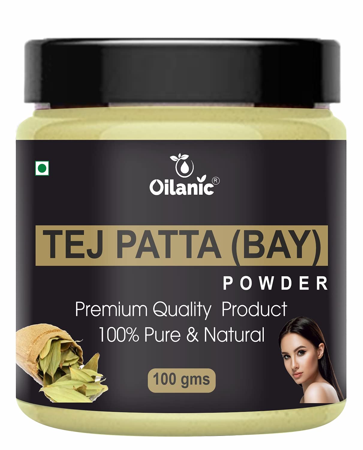 Oilanic 100% Pure & Natural Bay Leaf Powder (Tej Patta) - 2 Pack (200g Each) for Skin & Hair Care | DIY Beauty Recipes, Herbal Remedies & Ayurvedic Treatments
