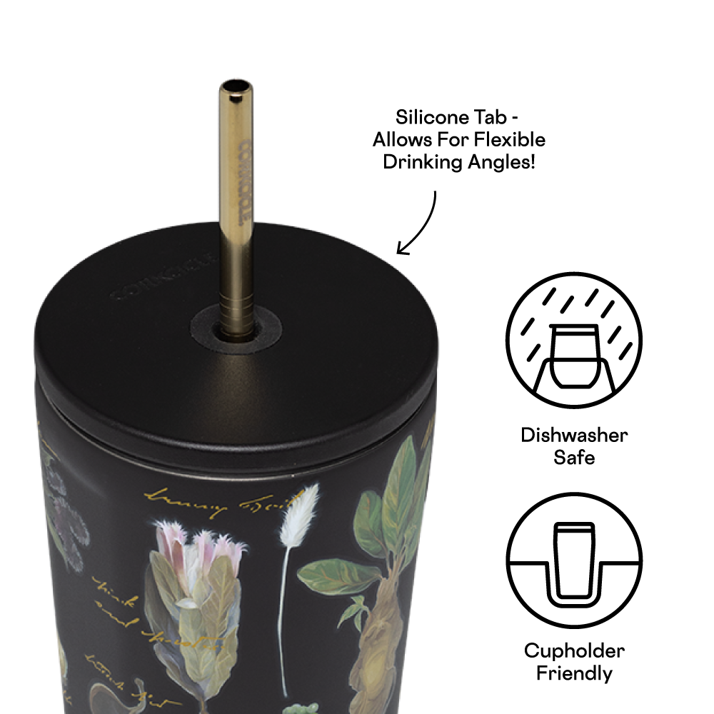 Harry Potter Insulated Tumbler with Lid - 20oz Stainless Steel Cold Cup for Coffee, Tea & Iced Drinks - Perfect for Home, Office & Travel - Official Hogwarts Merchandise