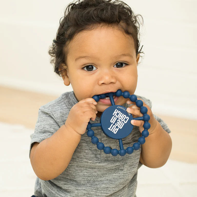 Bella Tunno Baby Teether - Safe & Non-Toxic Chew Toy for Soothing Sore Gums - Perfect for Infants & Toddlers (Ideal for Teething Relief, Travel, and On-the-Go Comfort)