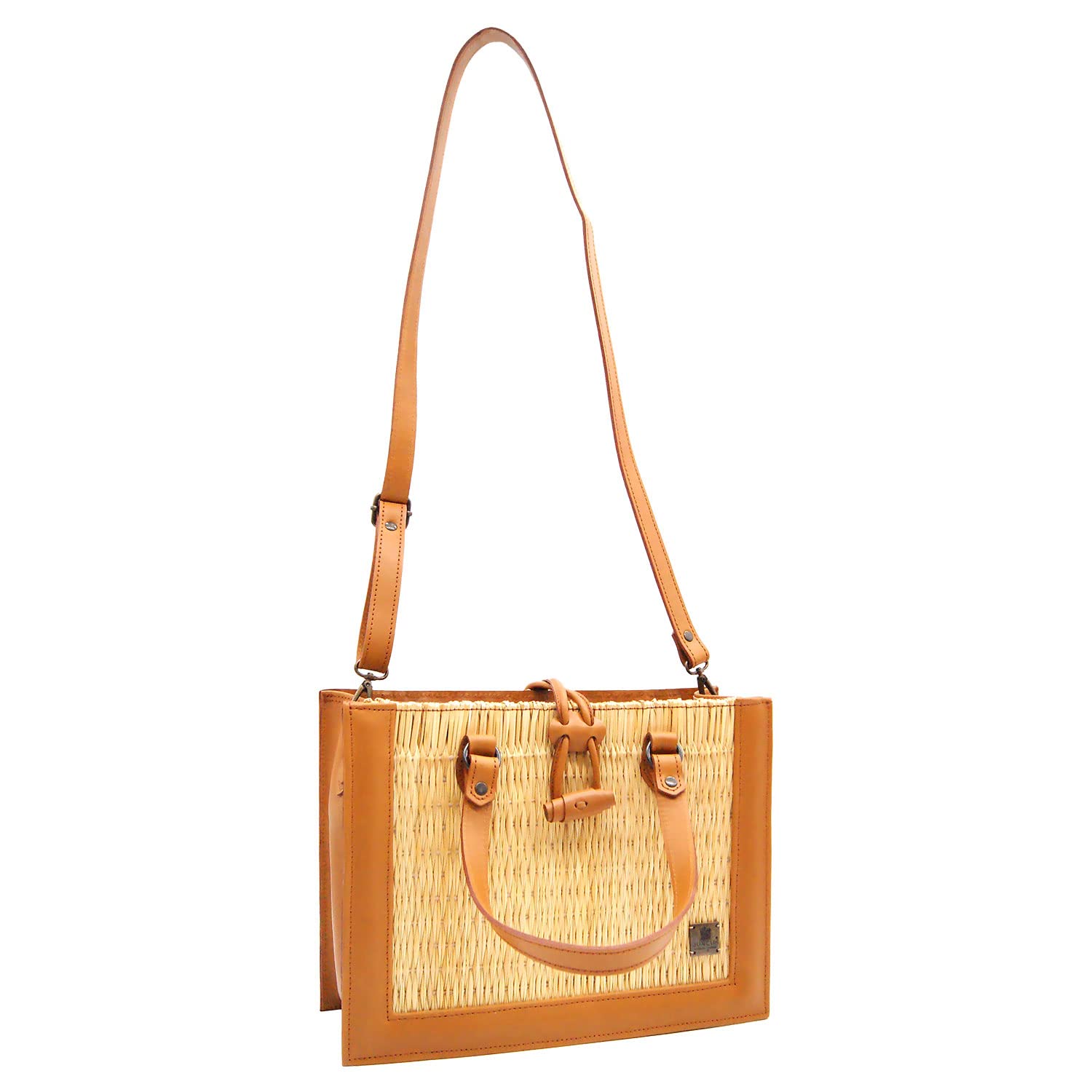 Handmade Wicker Straw Basket Handbag for Women - Natural Rattan Beach Bag - Made in Portugal | Perfect for Summer, Picnics & Boho Fashion Accessories