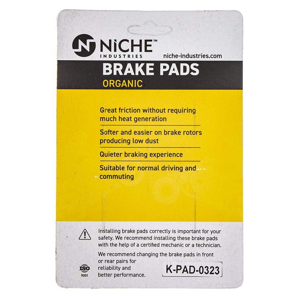 BMW R1150R R1200C Rockster Montauk Front & Rear Organic Brake Pad Set - Independent 34117690170 - Perfect for City Commuting & Highway Riding